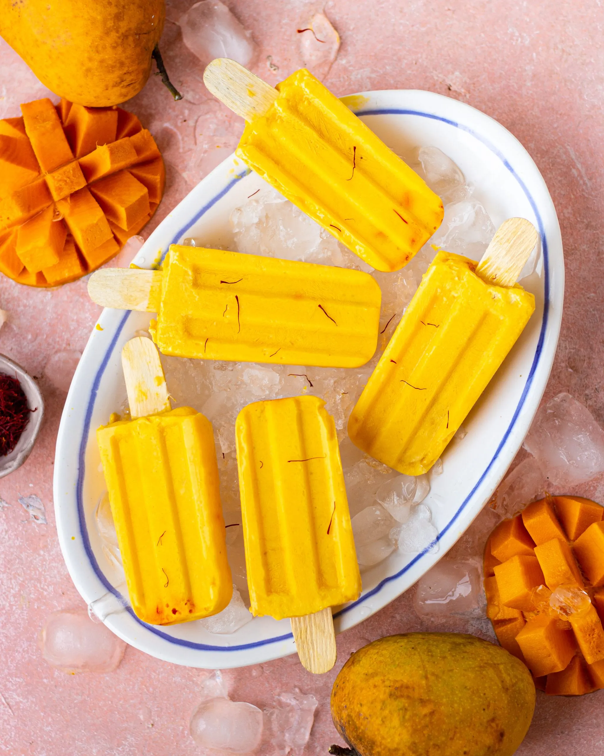 Mango Lassi Homemade Popsicles