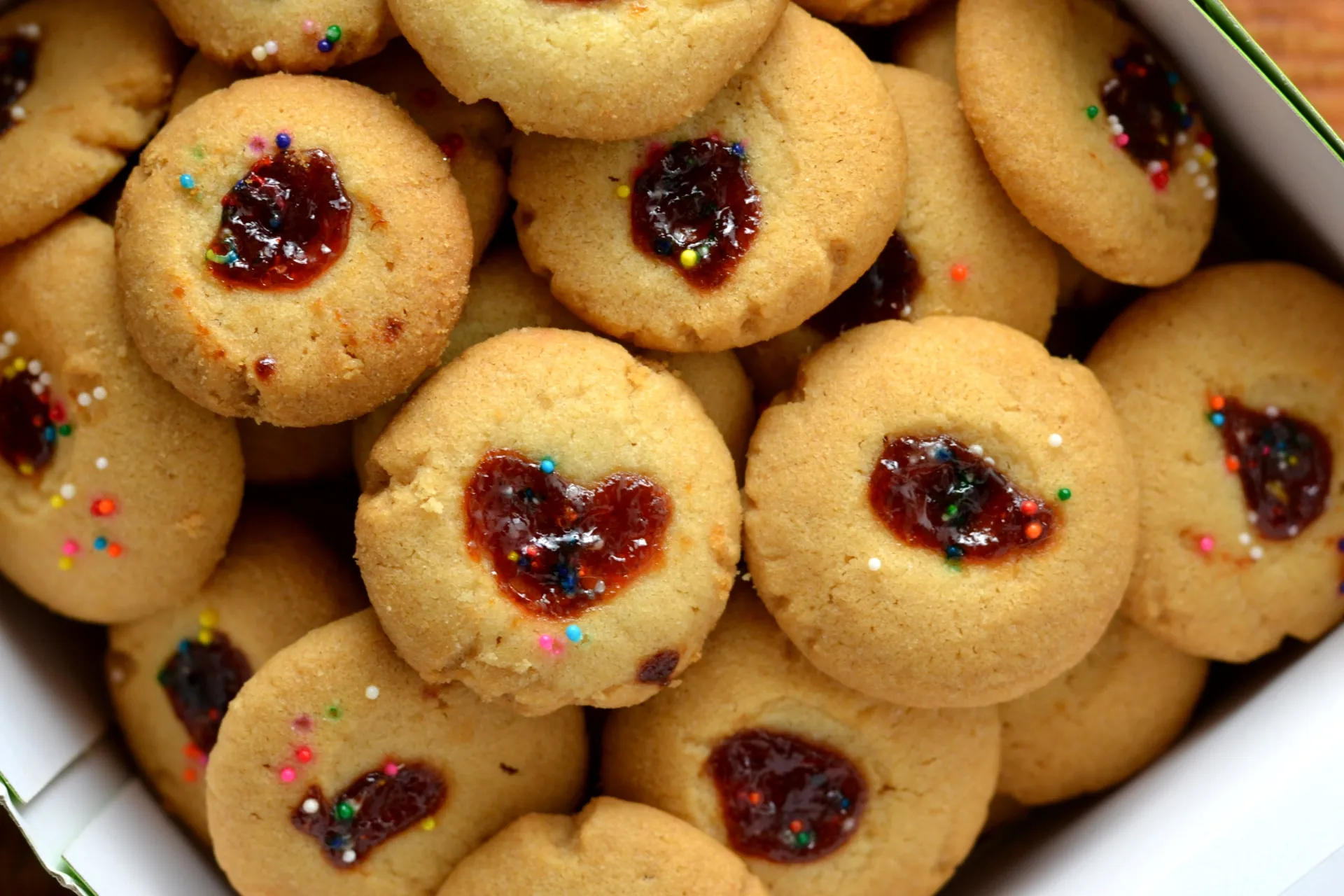 Mantecaditos Puerto Rican Guava Thumbprint Cookies