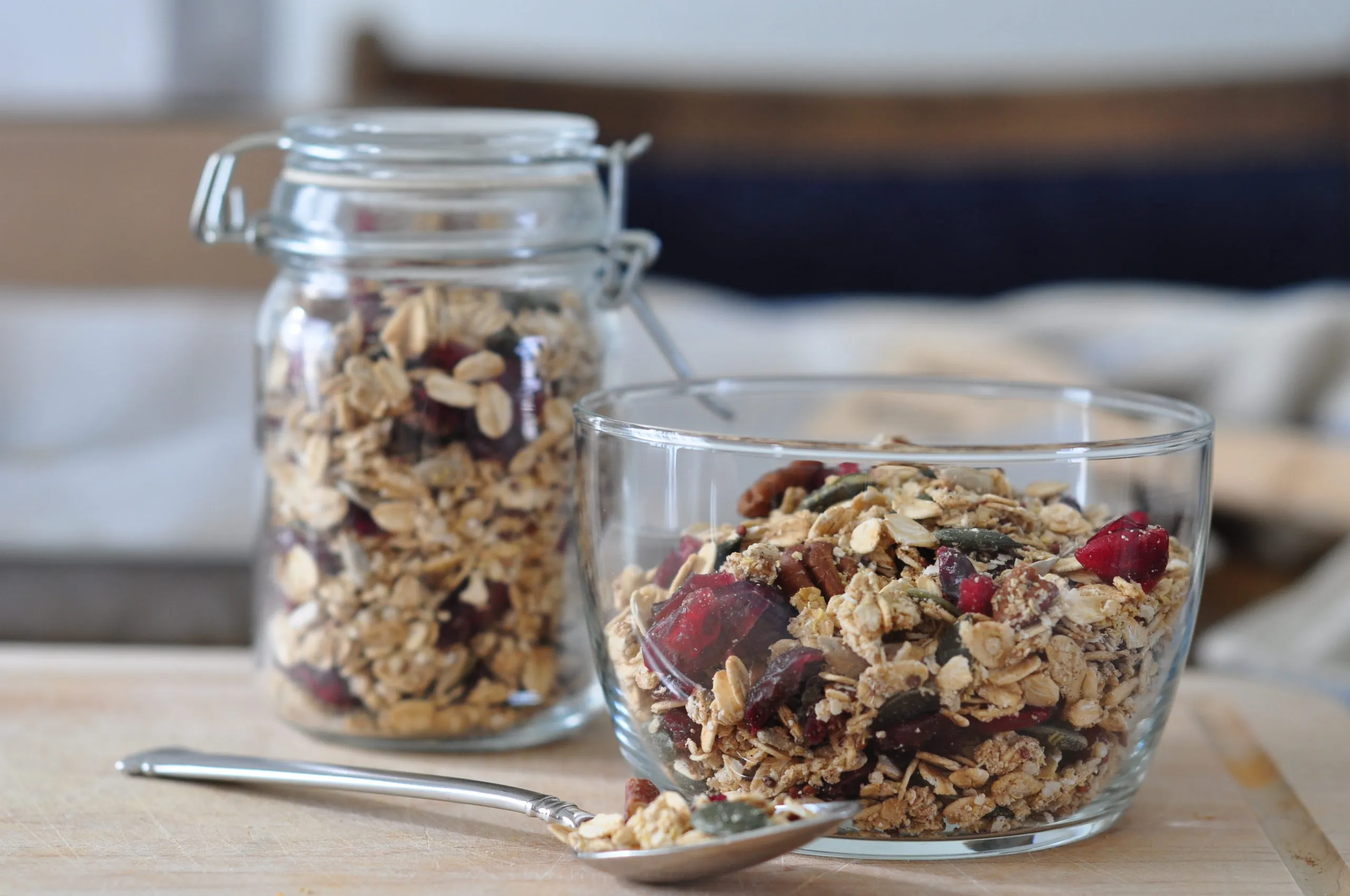 Maple Cinnamon Quinoa Granola