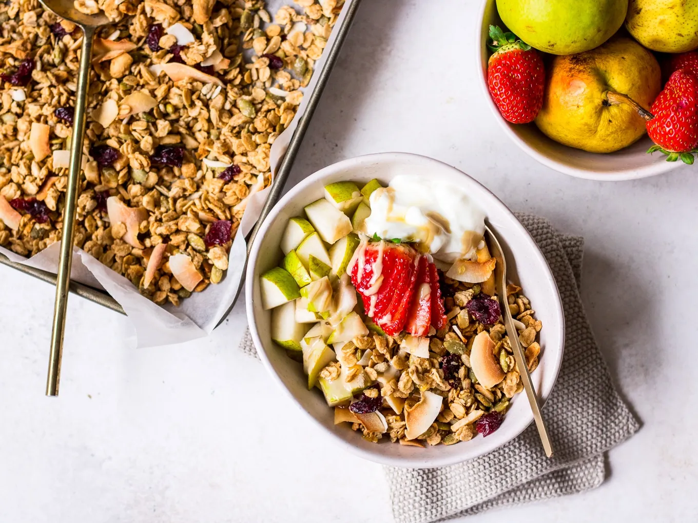 Maple Tahini Millet Granola