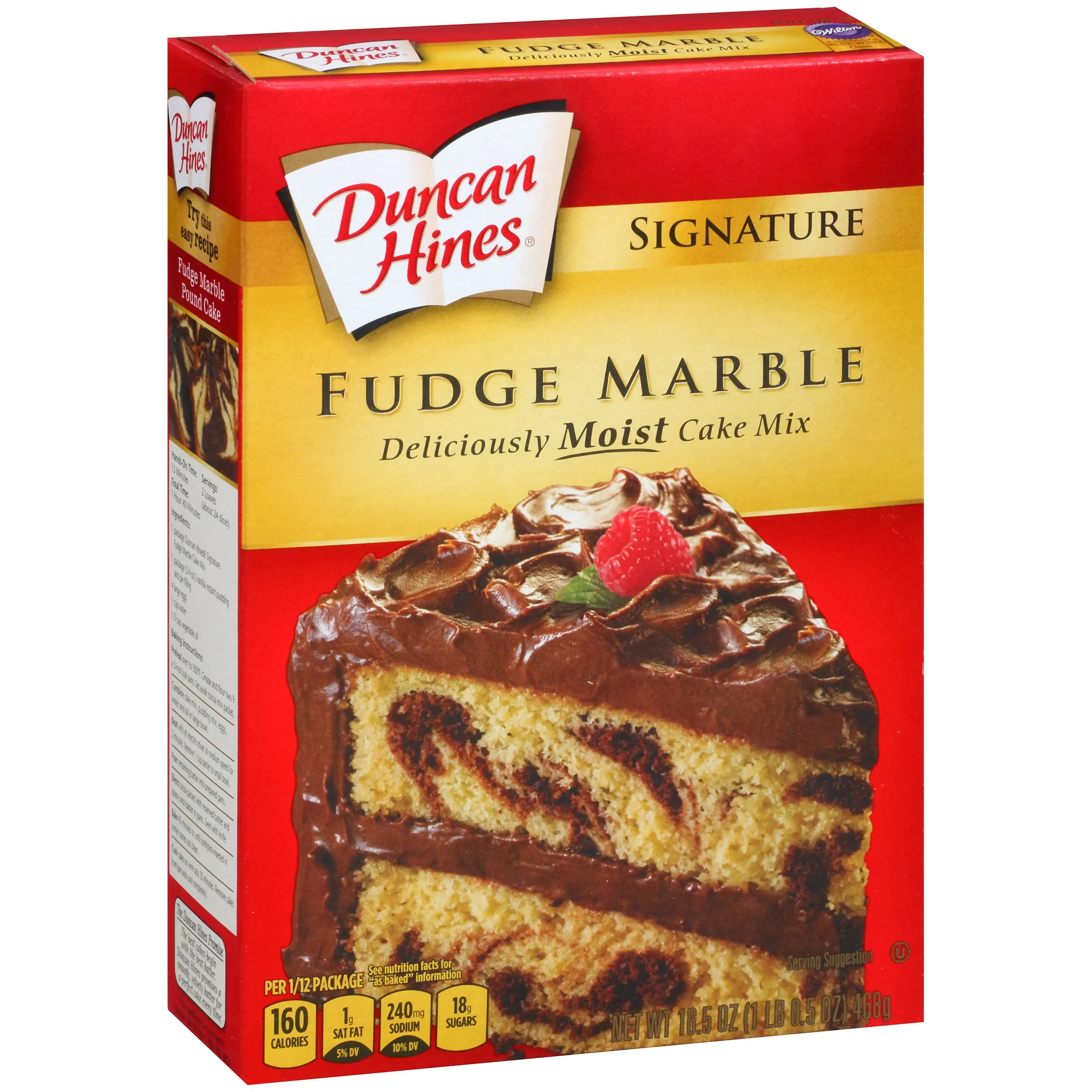 Marble Cake from Single Box of Cake Mix