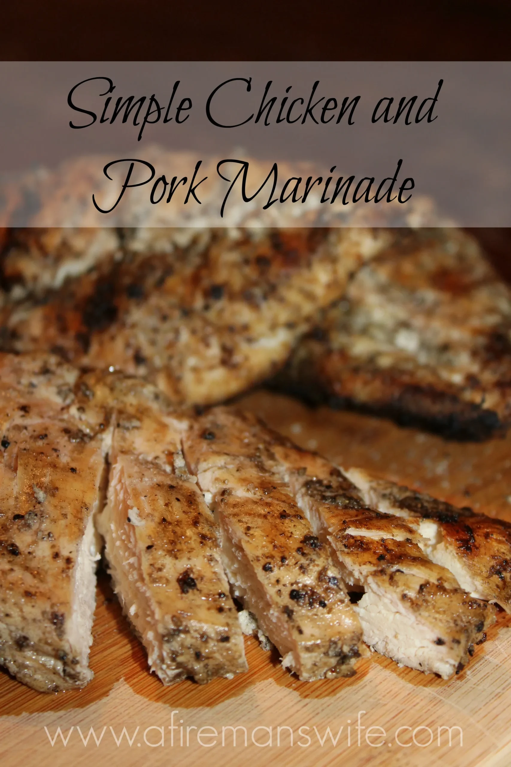 Marinated Chicken and Pork