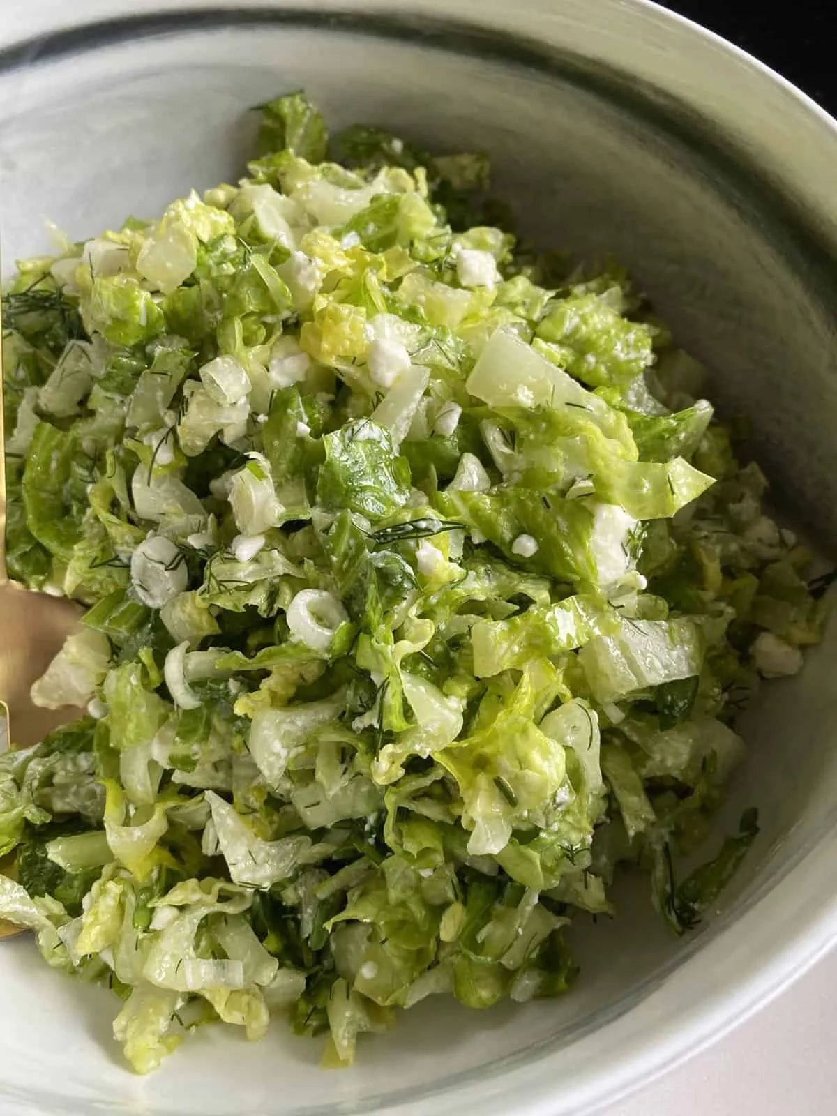 Maroulosalata Greek Lettuce Salad
