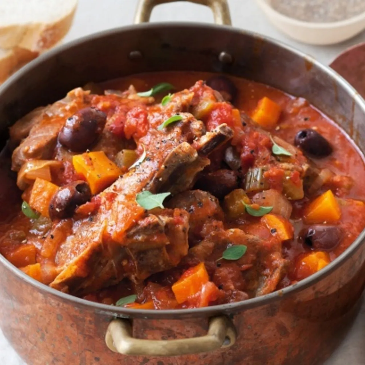 Meals in Heels Rosemary and Olive Lamb Stew