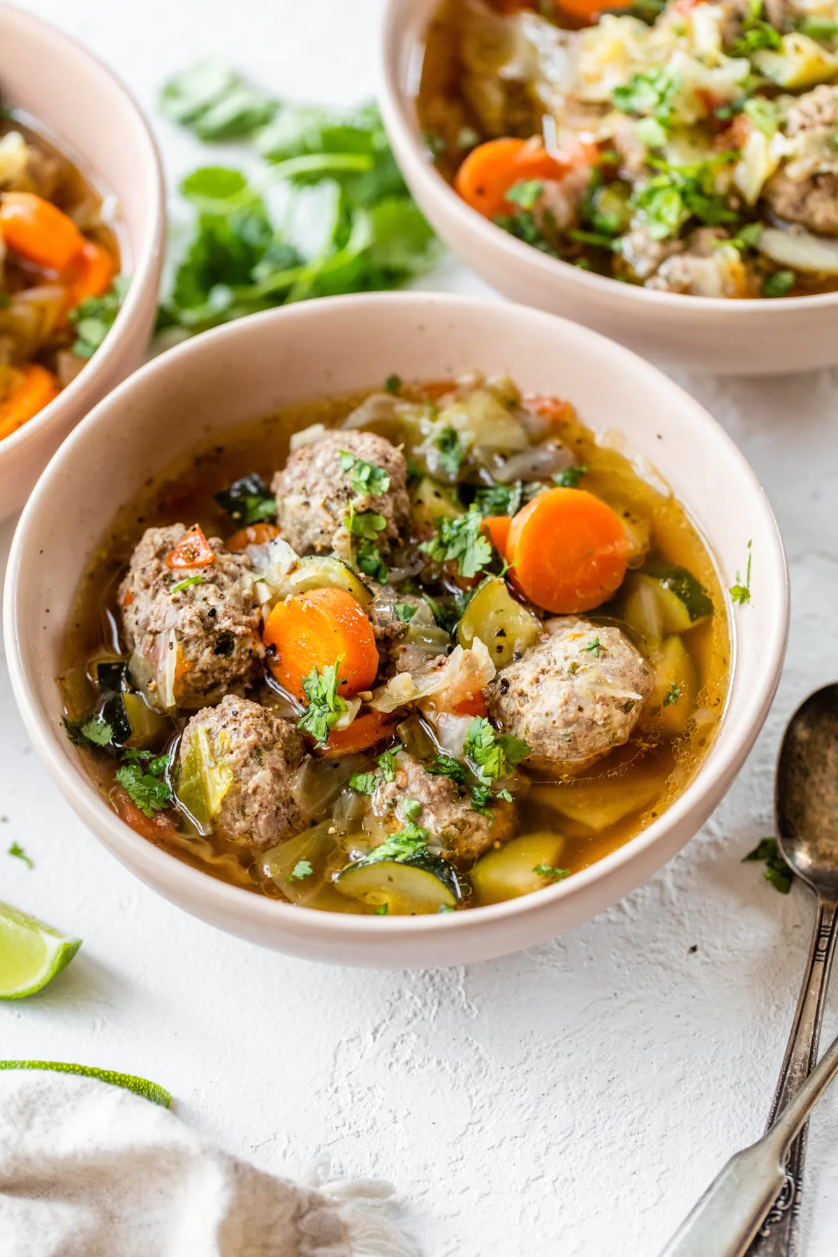 Meatball and Vegetable Soup