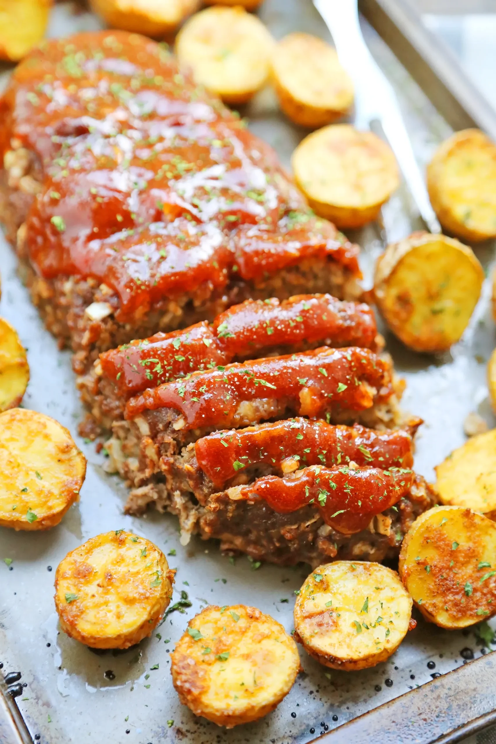 Meatloaf Dinner One Pan