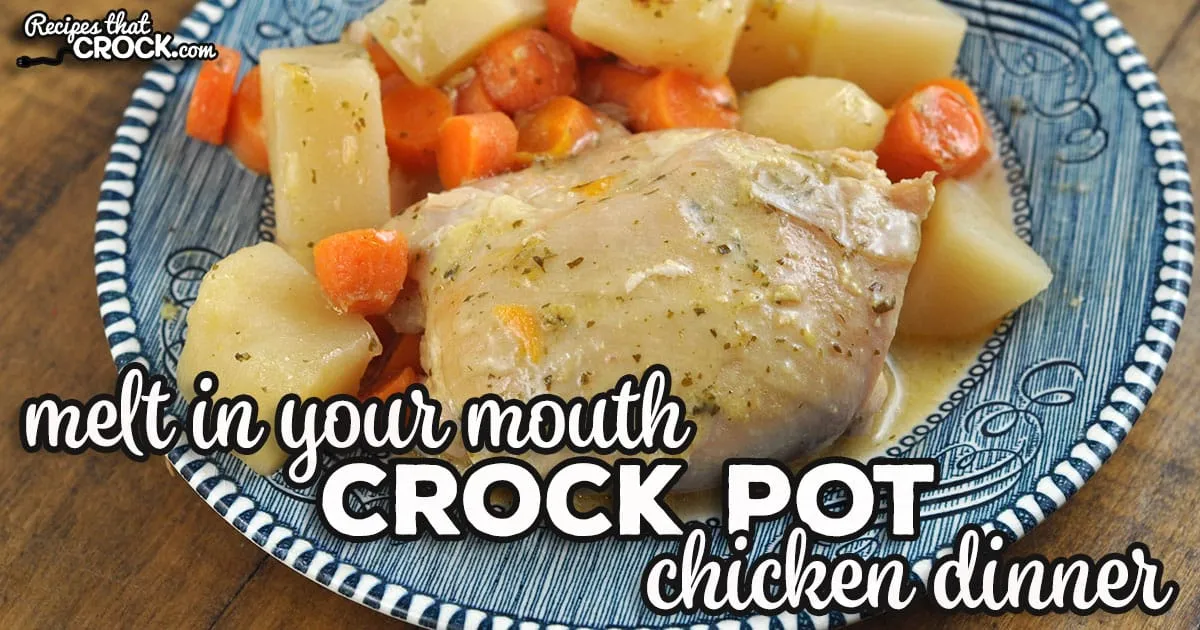 Melt in Your Mouth Crock Pot Chicken