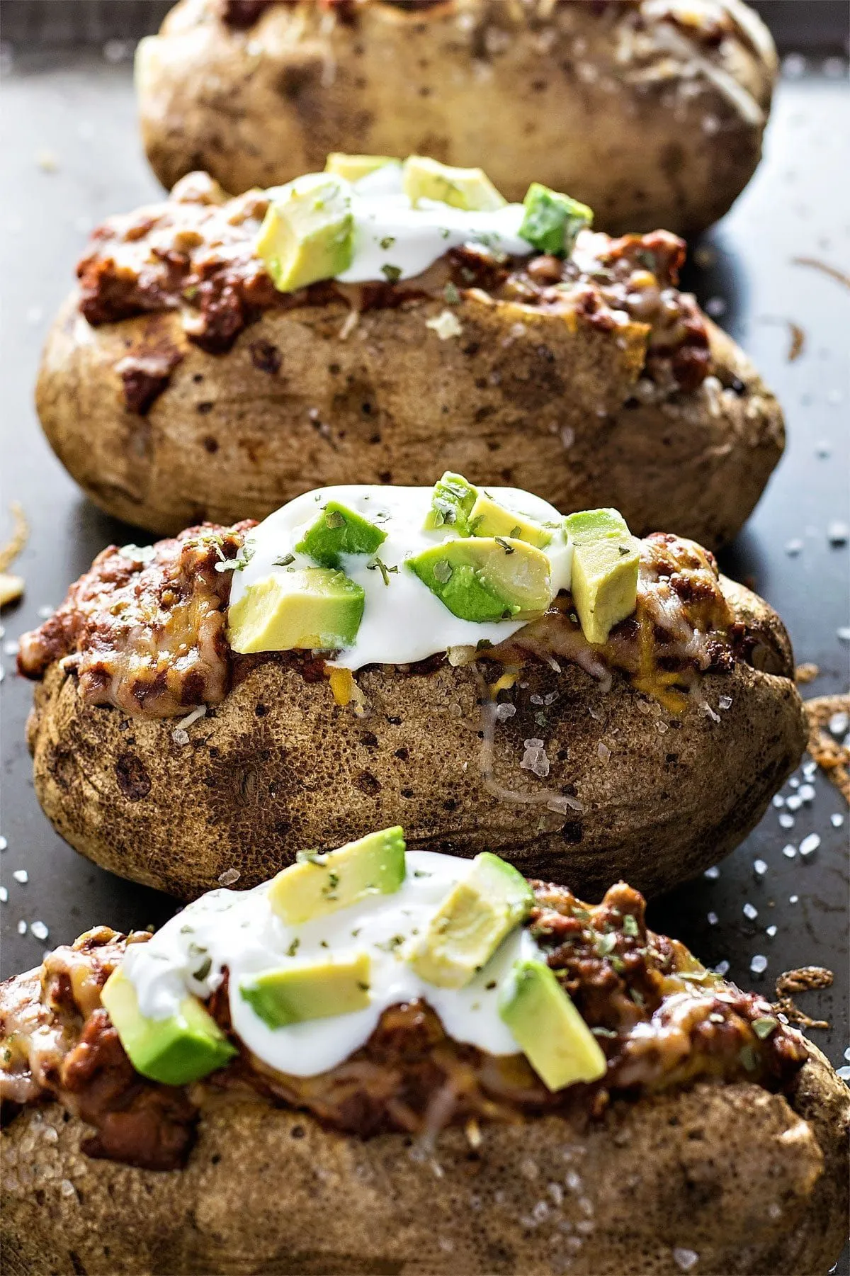 Mexican Chili Topped Potatoes