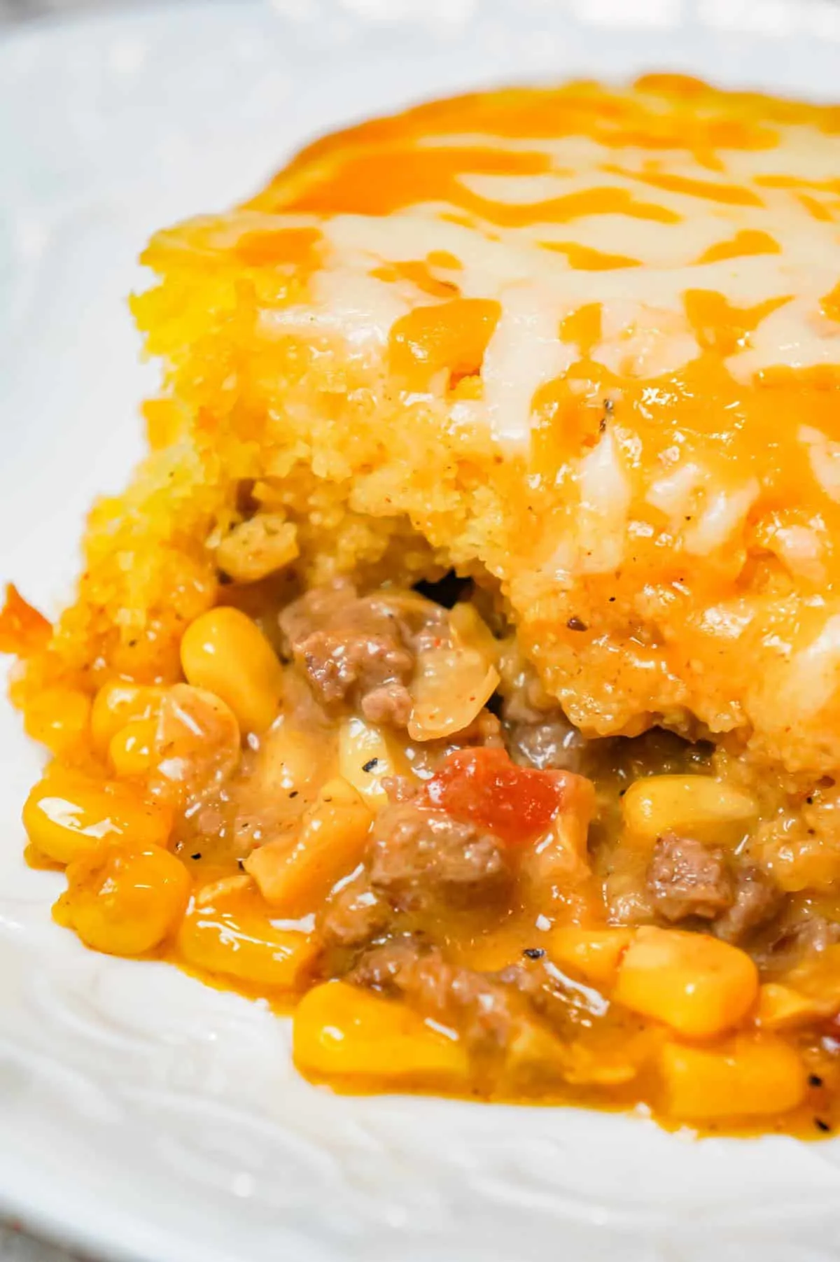 Mexican Cornbread Casserole with Chicken