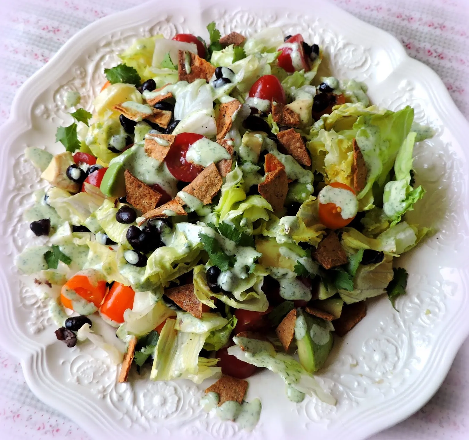 Mexican Salad with Coriander Lime