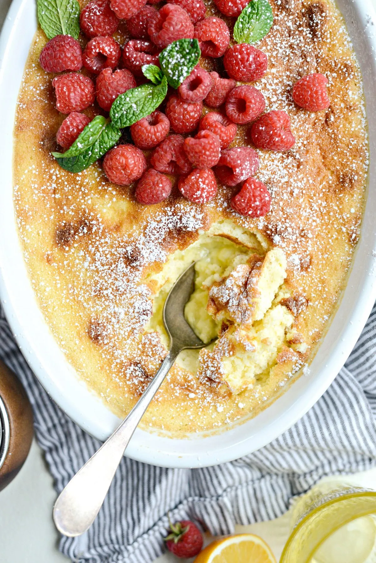 Meyer Lemon Pudding Cakes