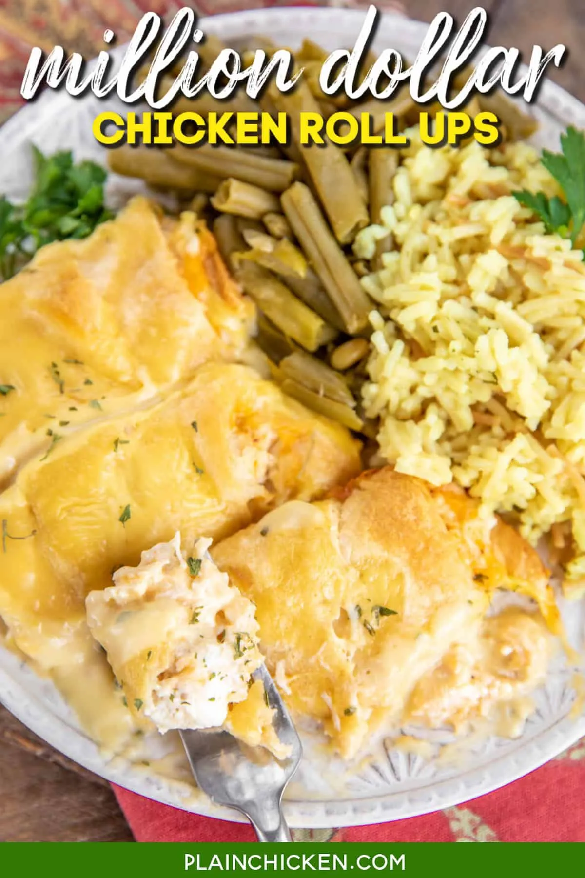 Million Dollar Chicken Roll Ups