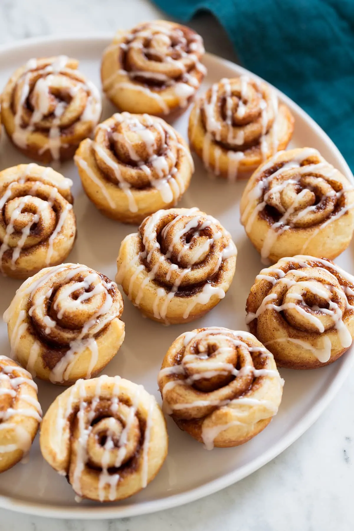 Mini Cinnamon Roll Cookies