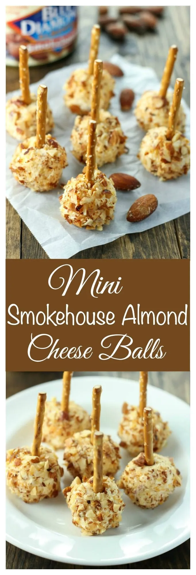 Mini Smokehouse Almond Cheeseballs