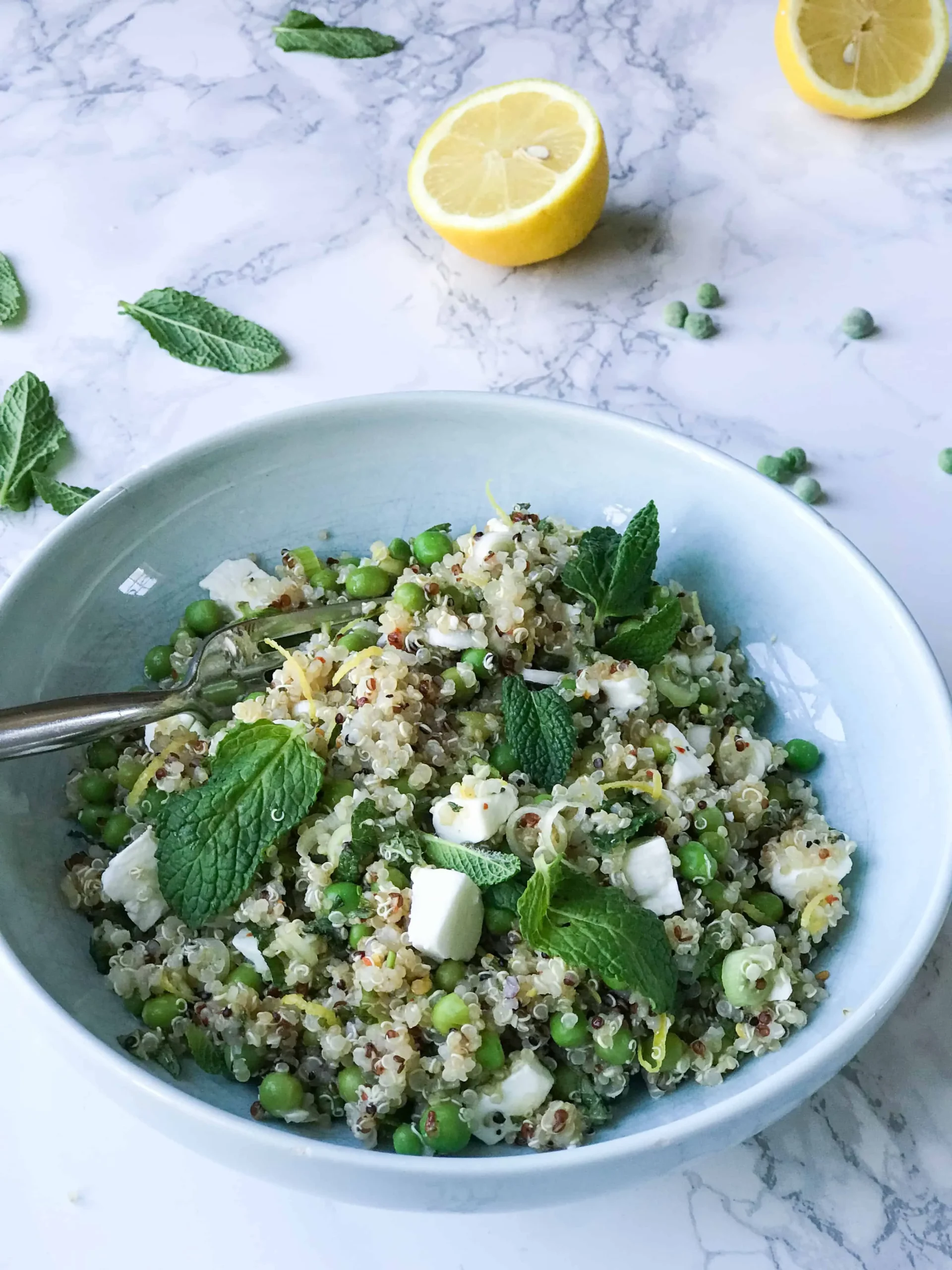 Mint Thyme Quinoa with Organic Peas