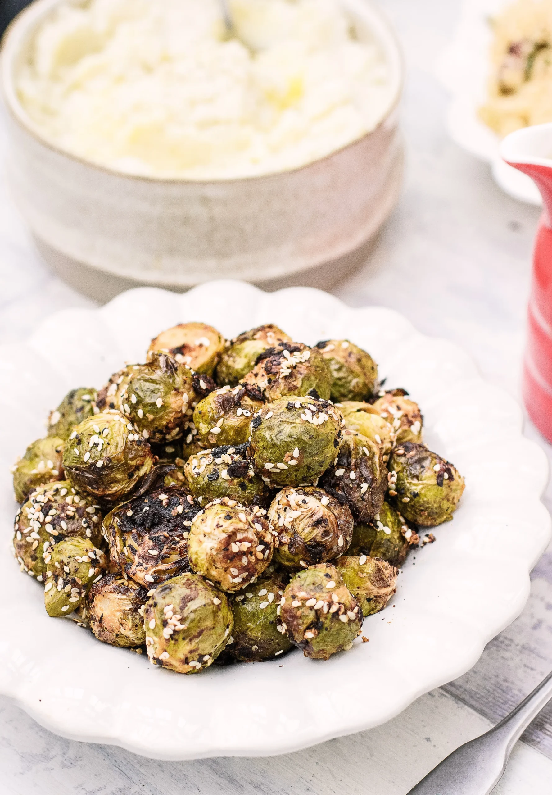 Miso Sesame Brussels Sprouts