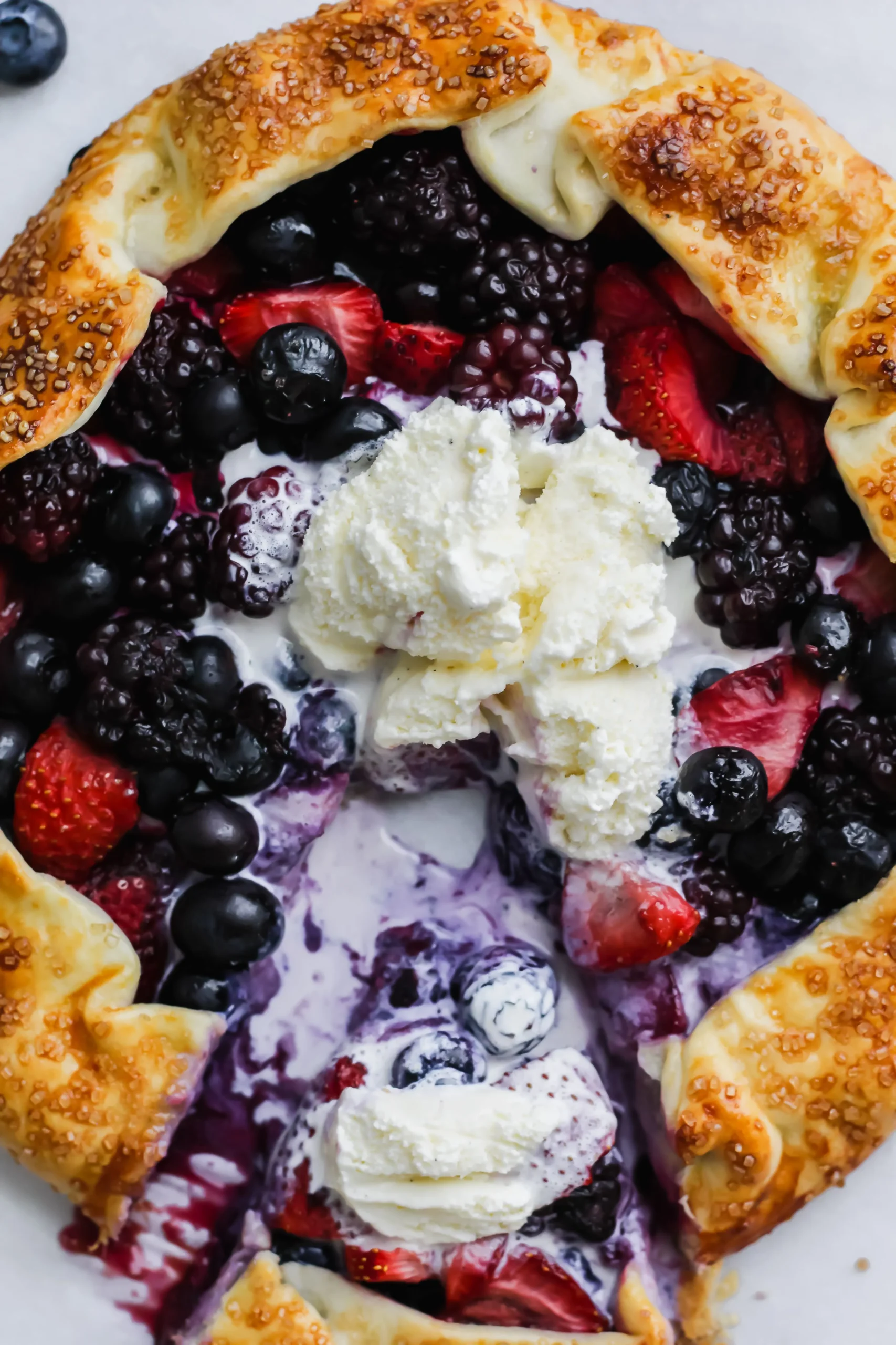 Mixed Berry Fruit Galette
