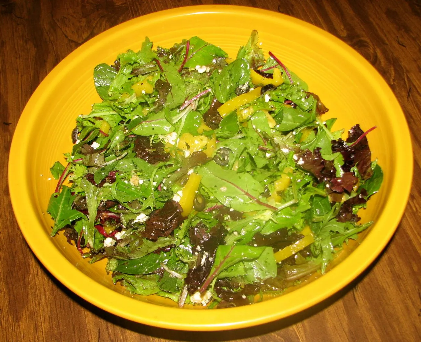 Mixed Green Salad with Sherry Vinaigrette