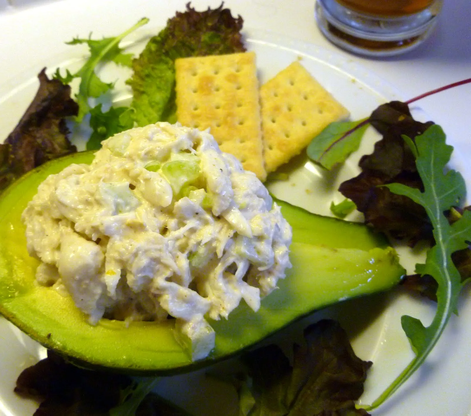 Mixed Greens with Crabmeat Salad