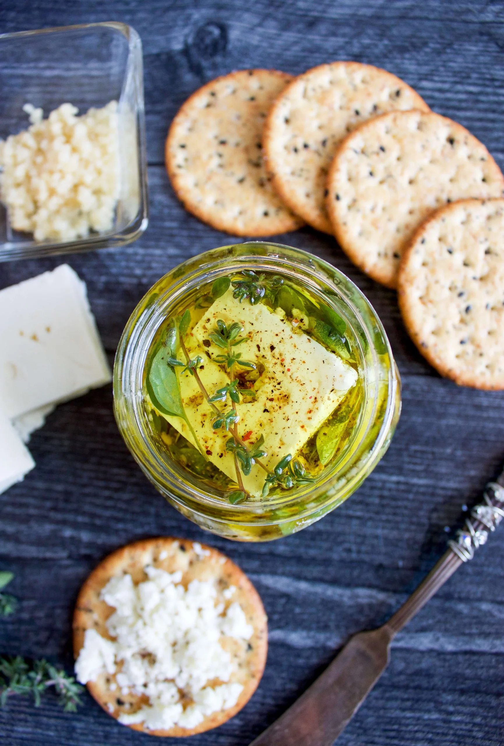 Moms Feta Cheese Marinade