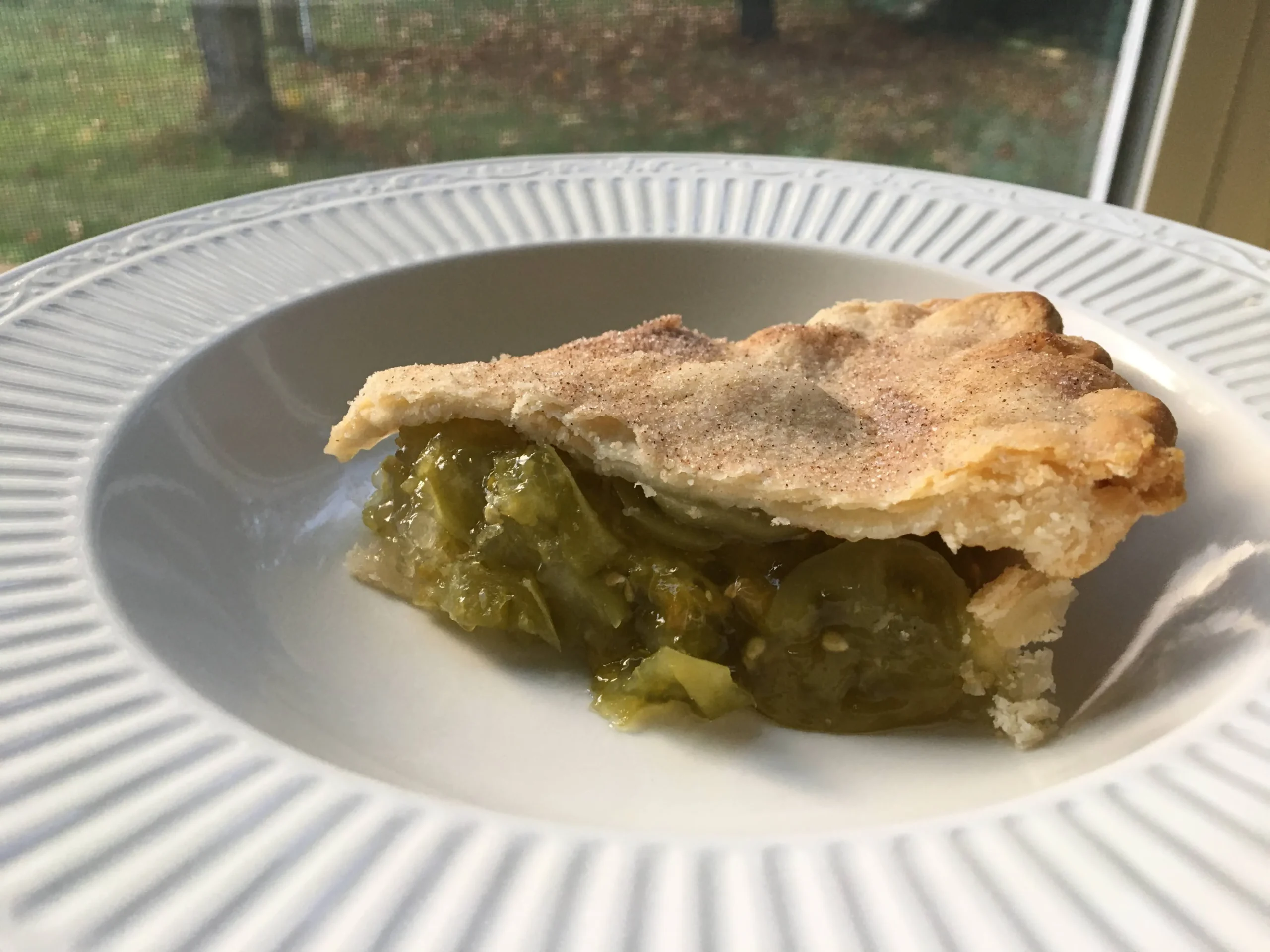 Mom's Green Tomato Pie