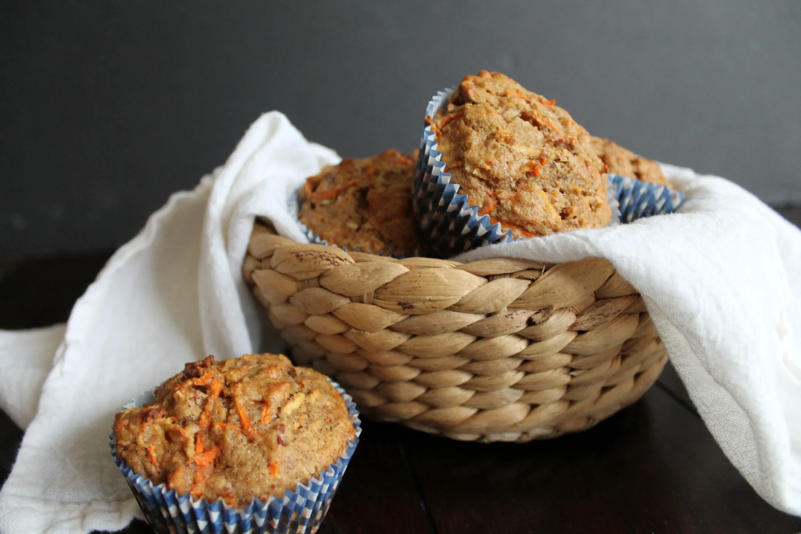 Morning Glory Carrot Muffins