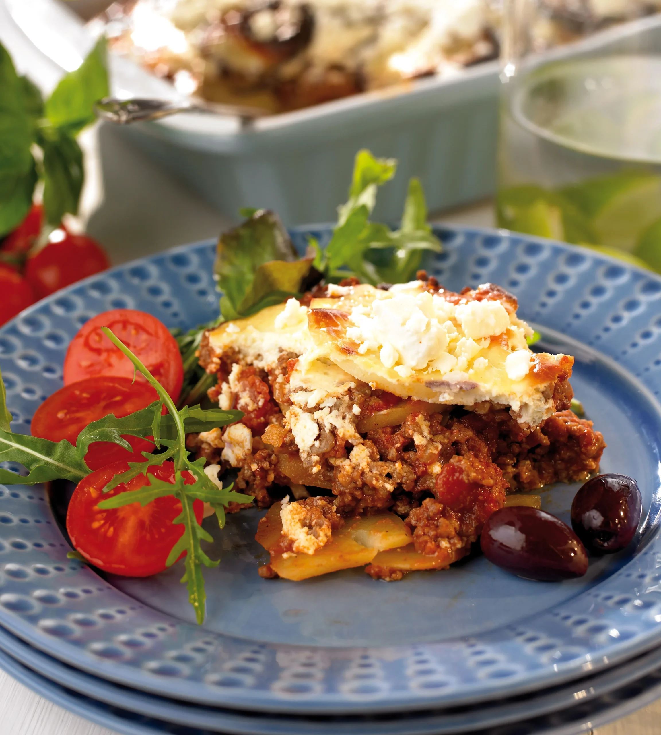 Moussaka Baked Eggplant with Potatoes