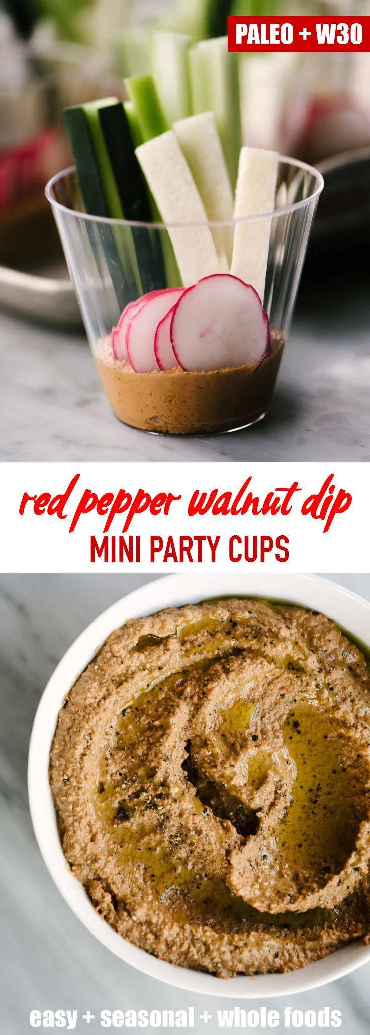 Muhammara Dip Party Cups