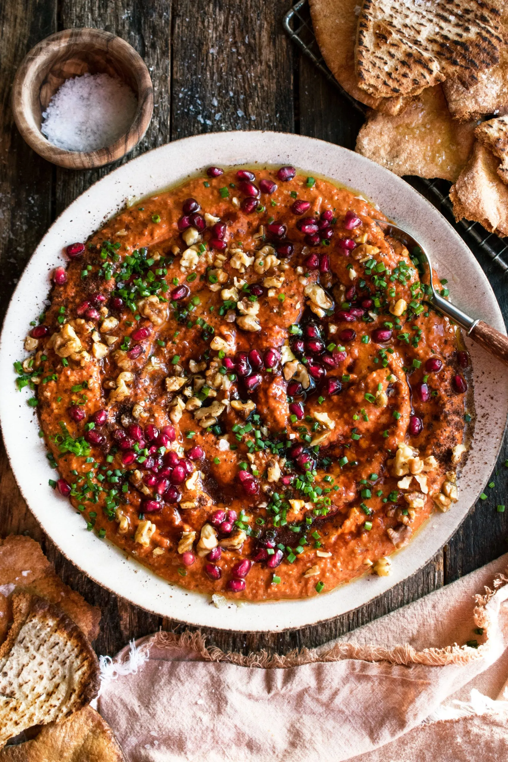 Muhammara Roasted Red Pepper and Walnut Dip