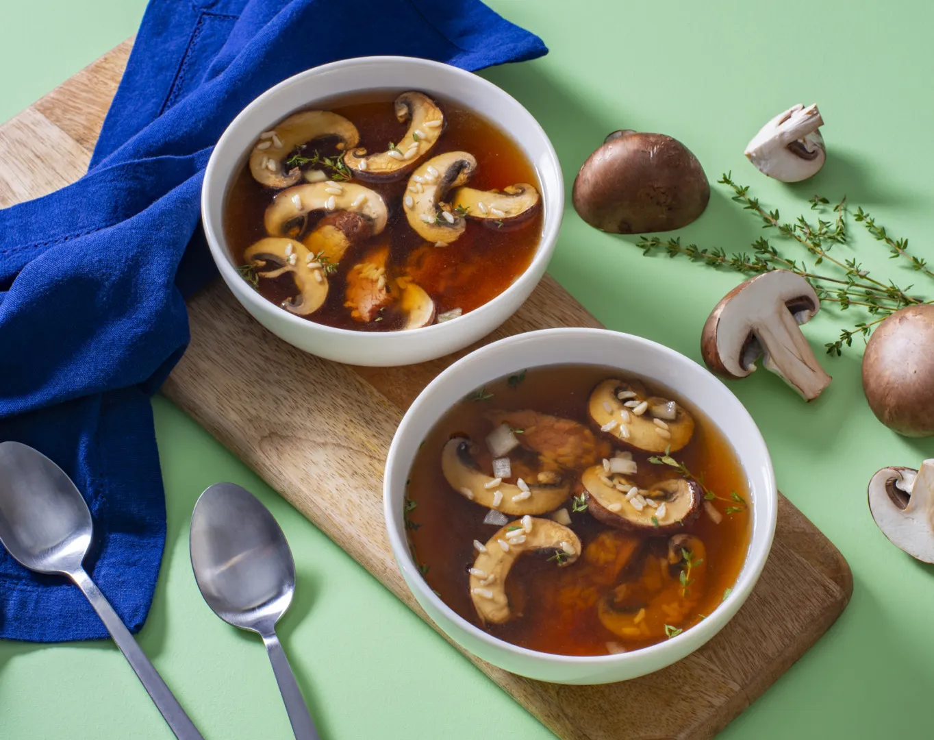 Mushroom Beef Vegetable Soup