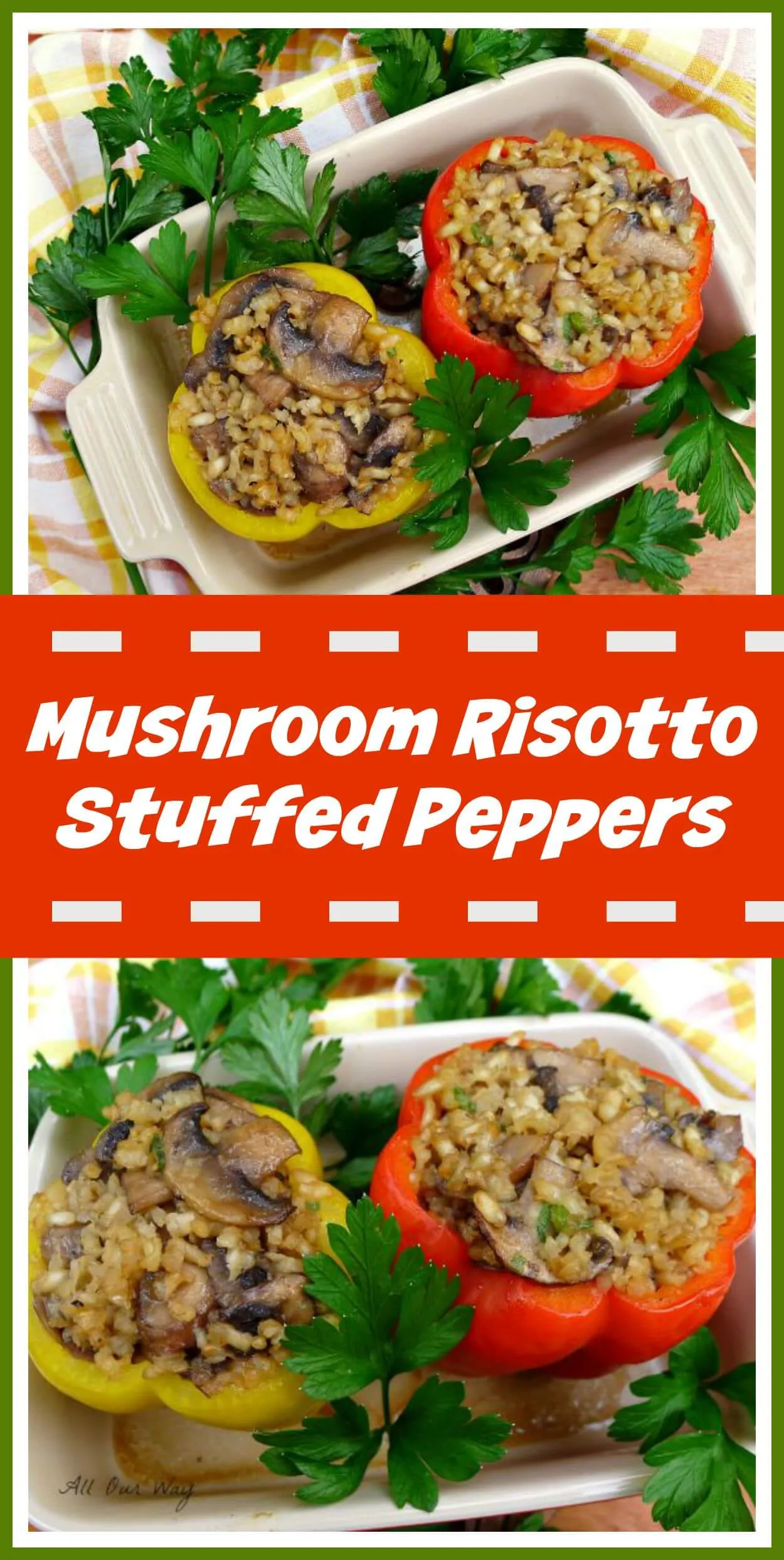 Mushroom Stuffing Stuffed Green Peppers