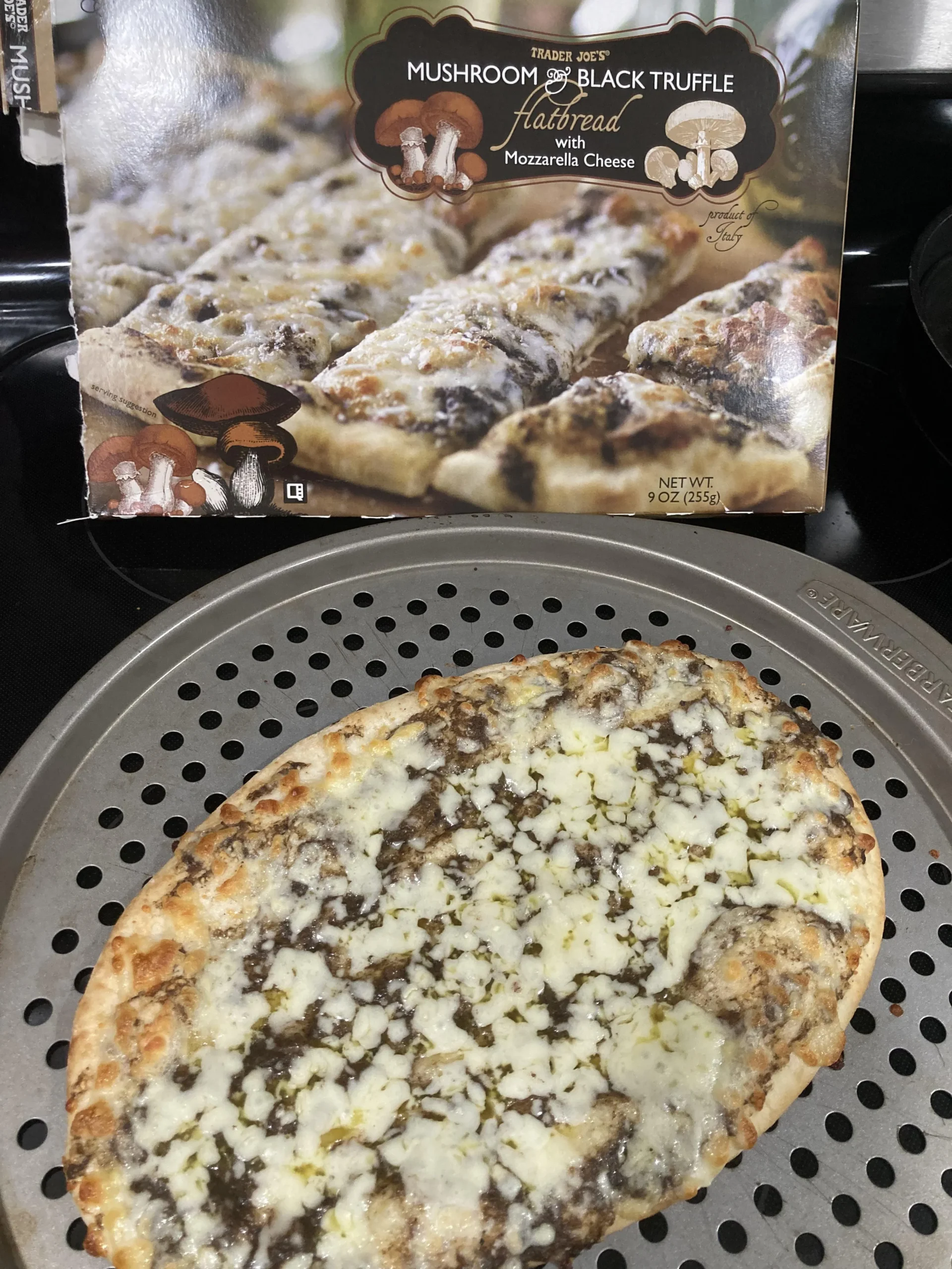 Mushroom Truffle Cheese Flatbread
