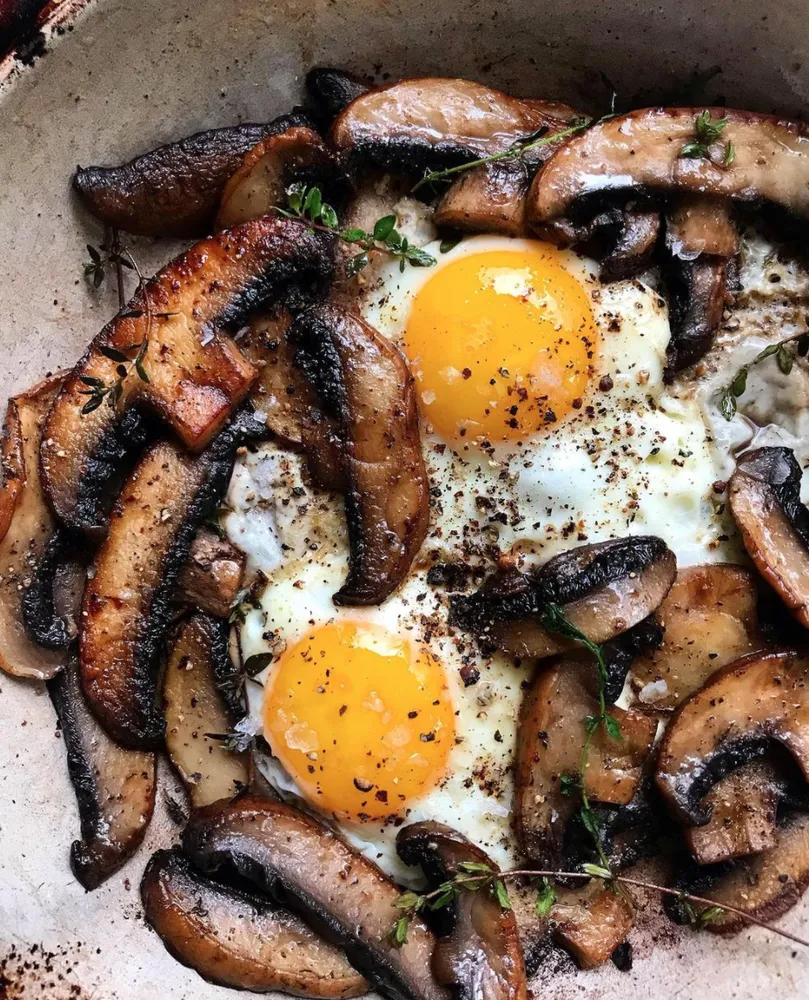 Mushroom and Egg Breakfast Pastries