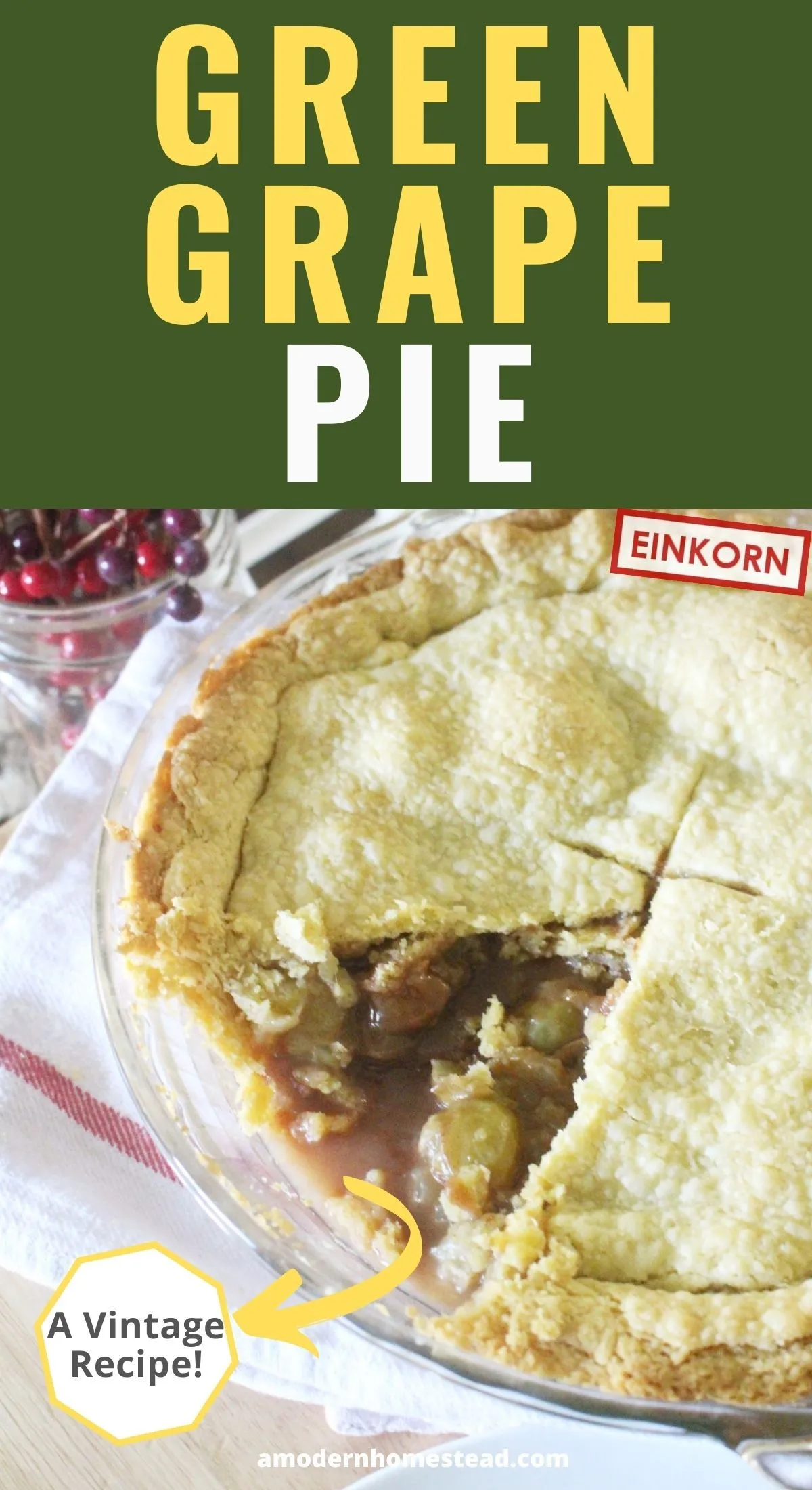 Mustang Green Grape Pie