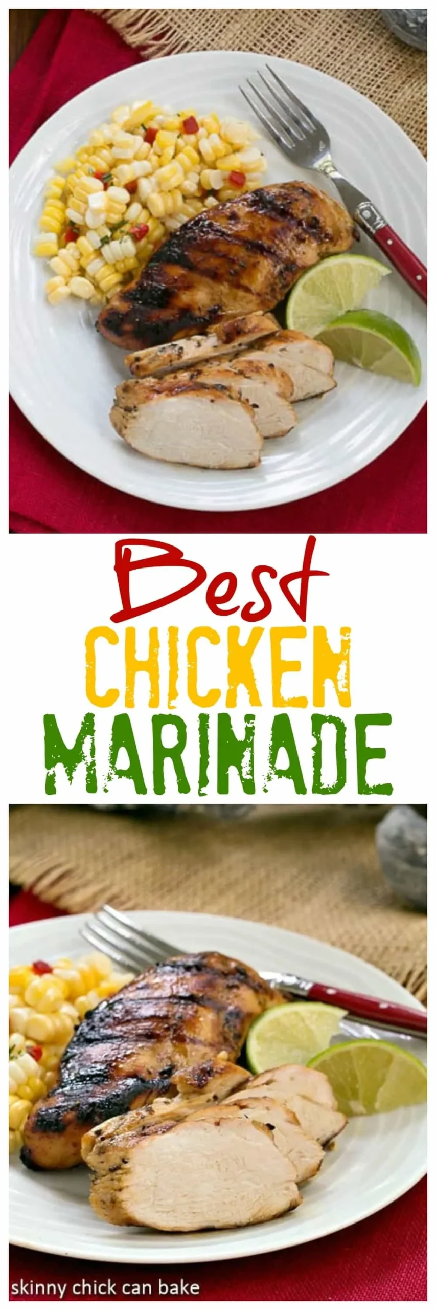 Mustard Garlic and Lime Marinated Chicken Breasts