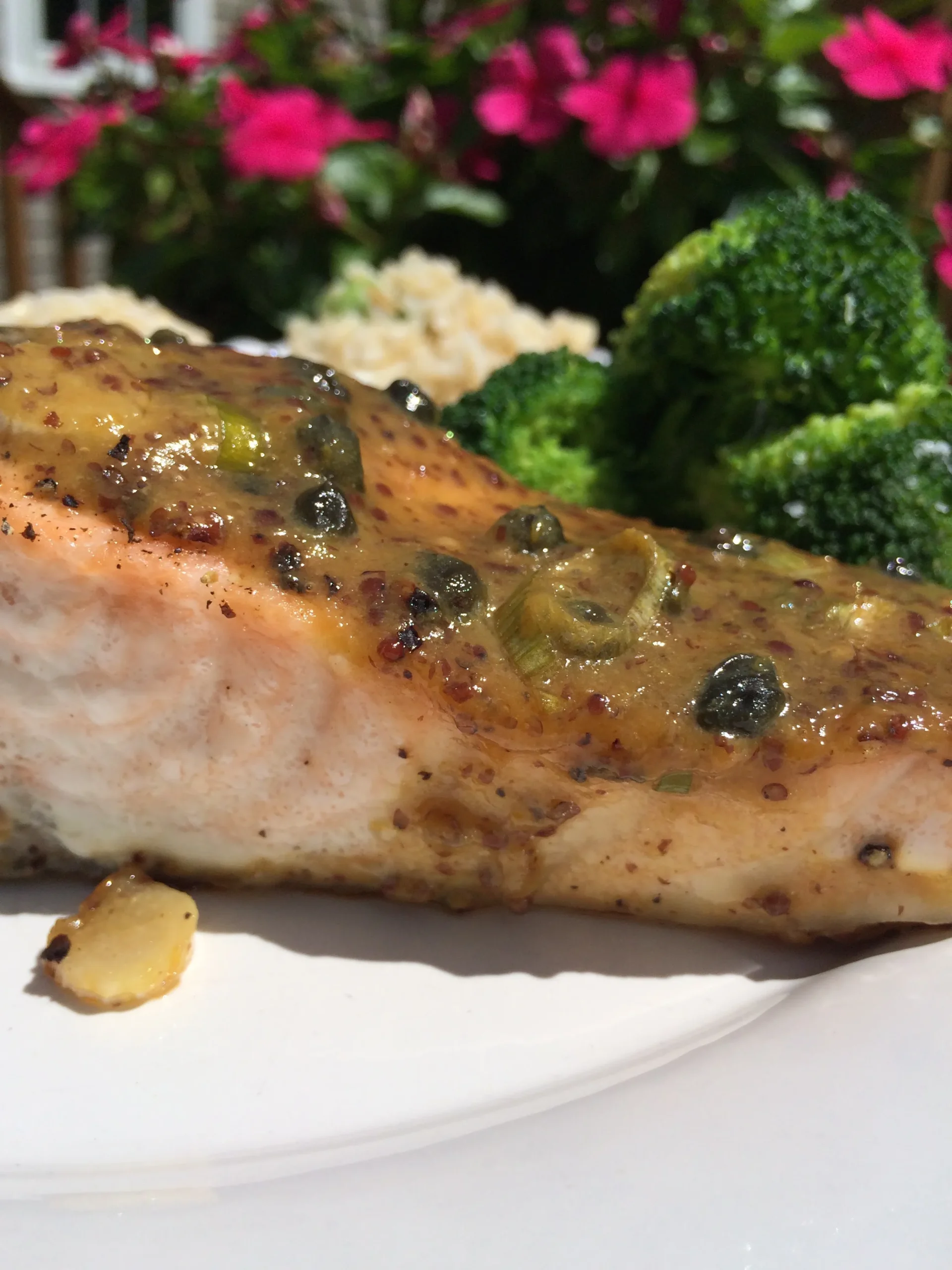 Mustard Sauce with Salmon