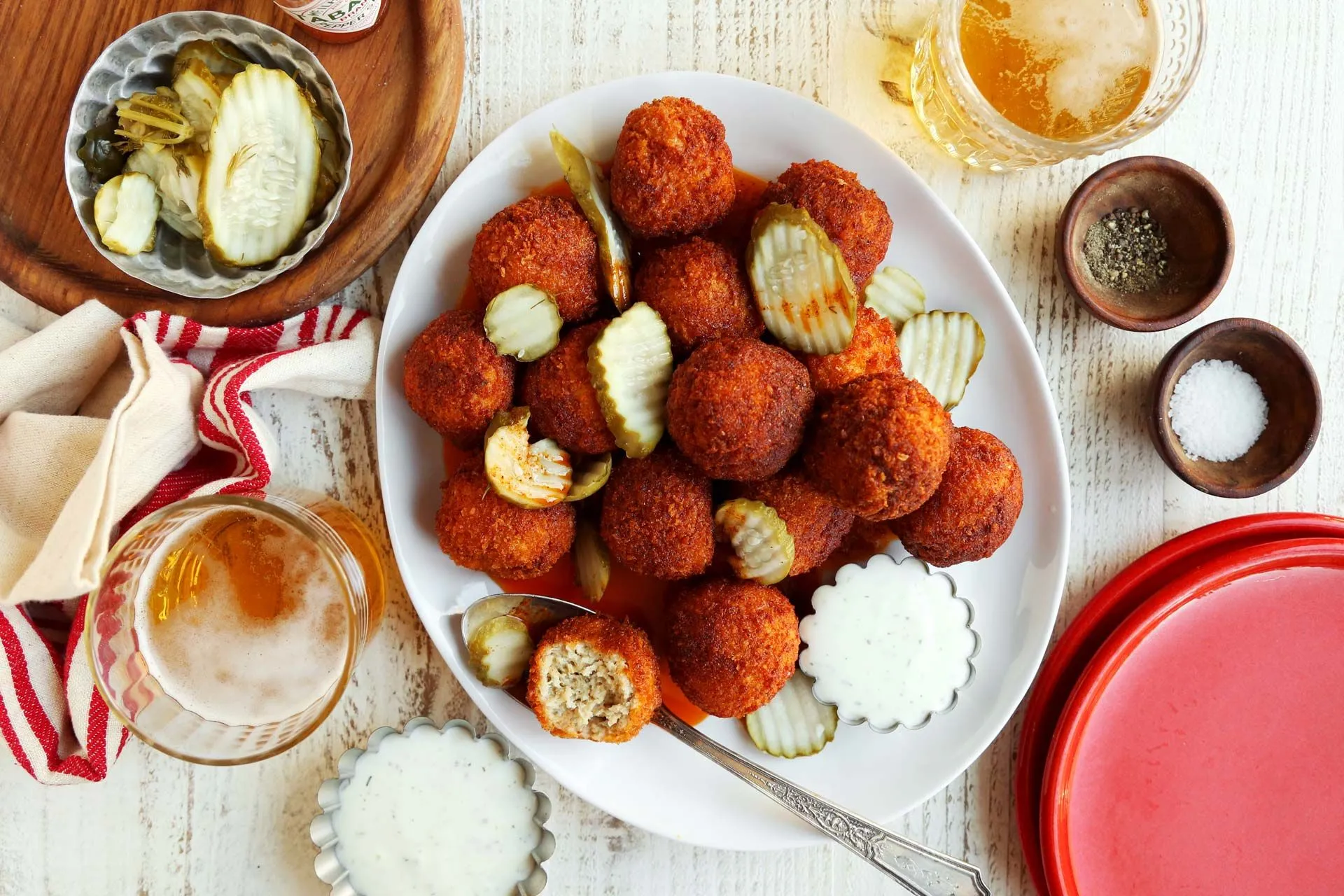 Nashville Hot Chicken Meatballs Crockpot