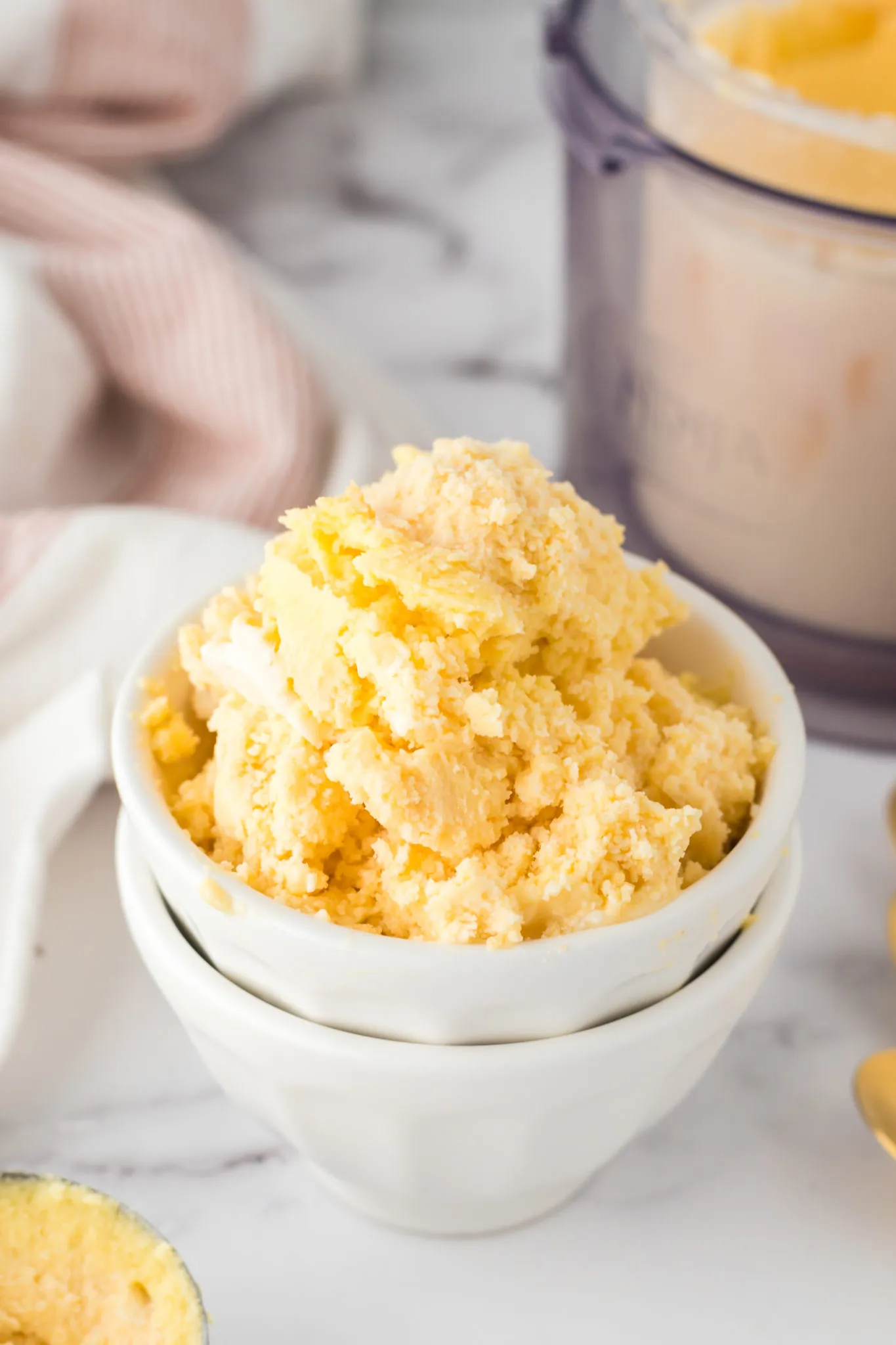 Ninja Creami Peaches and Cream Ice Cream
