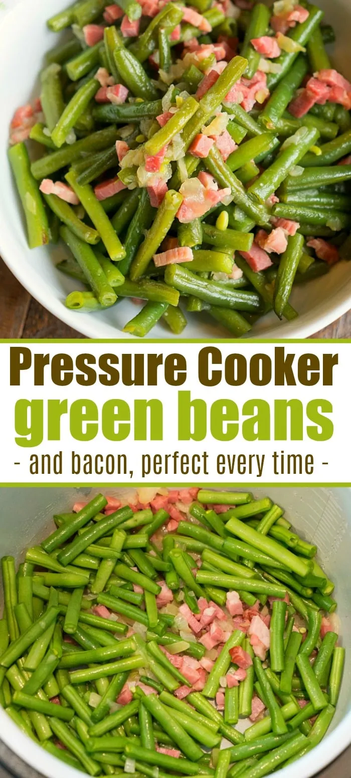 Ninja Foodi Green Beans and Bacon
