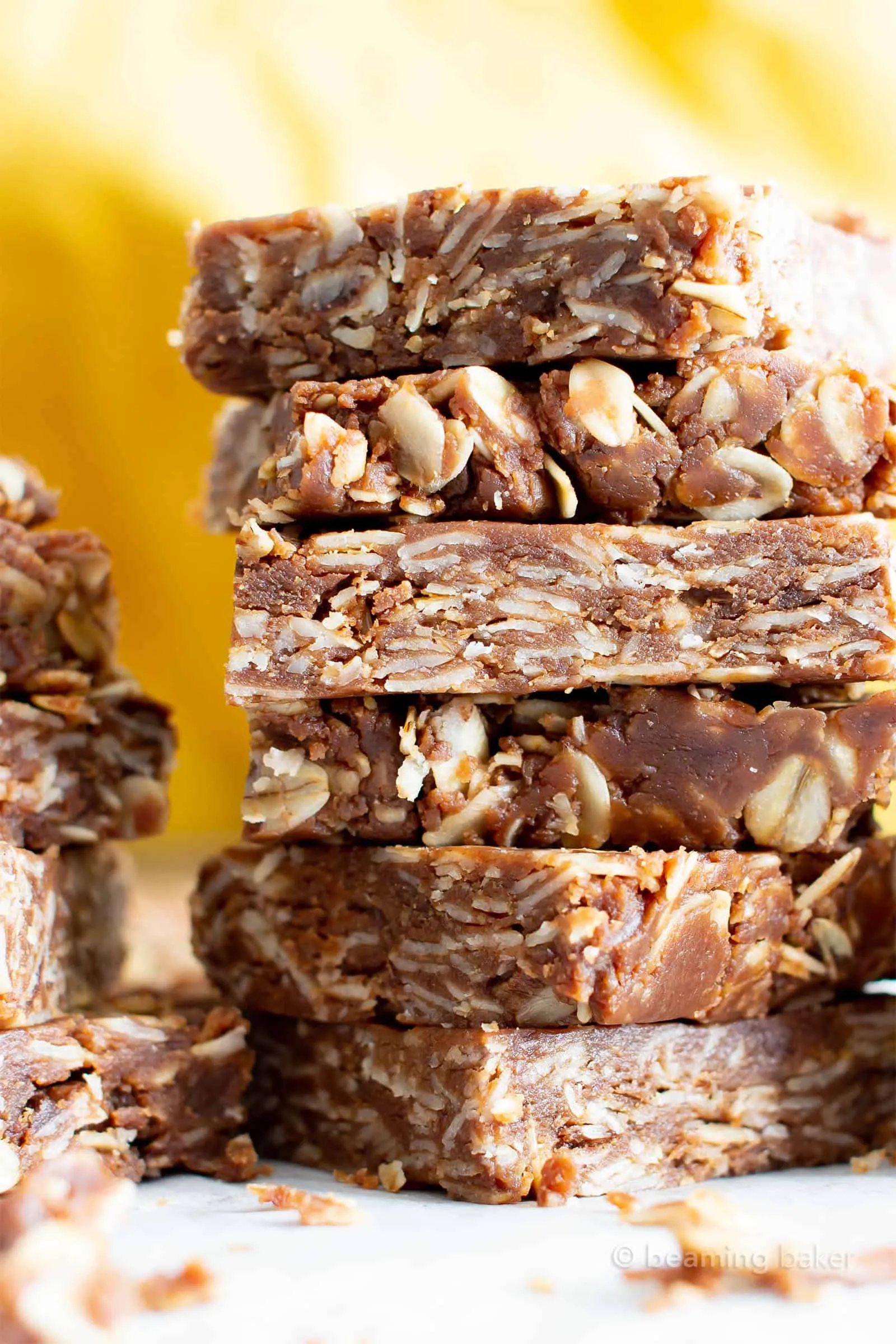 No Bake Chocolate Peanut Butter Granola Bars