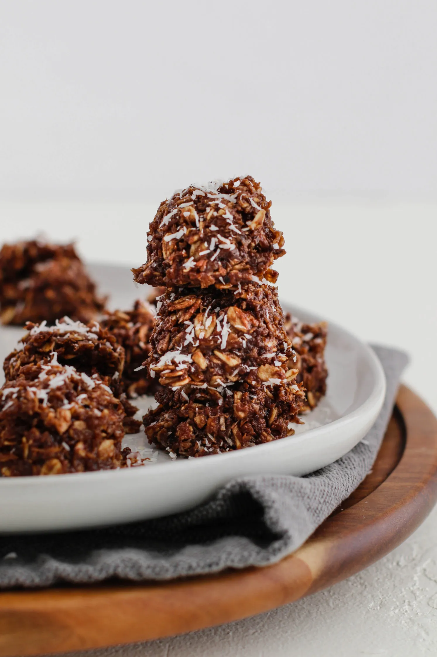 No Bake Coconut Quinoa Cookies