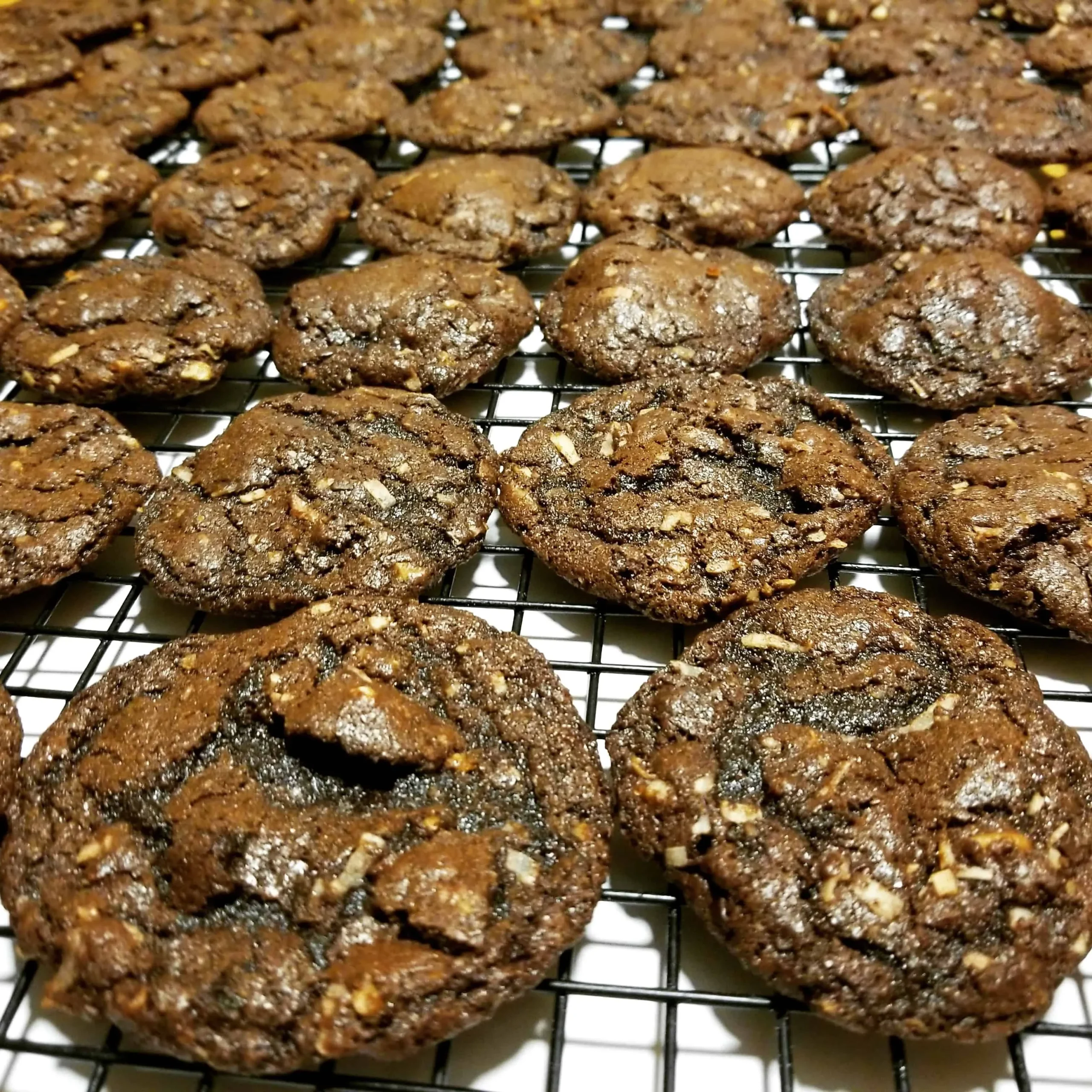 No Bake German Chocolate Cake Cookies