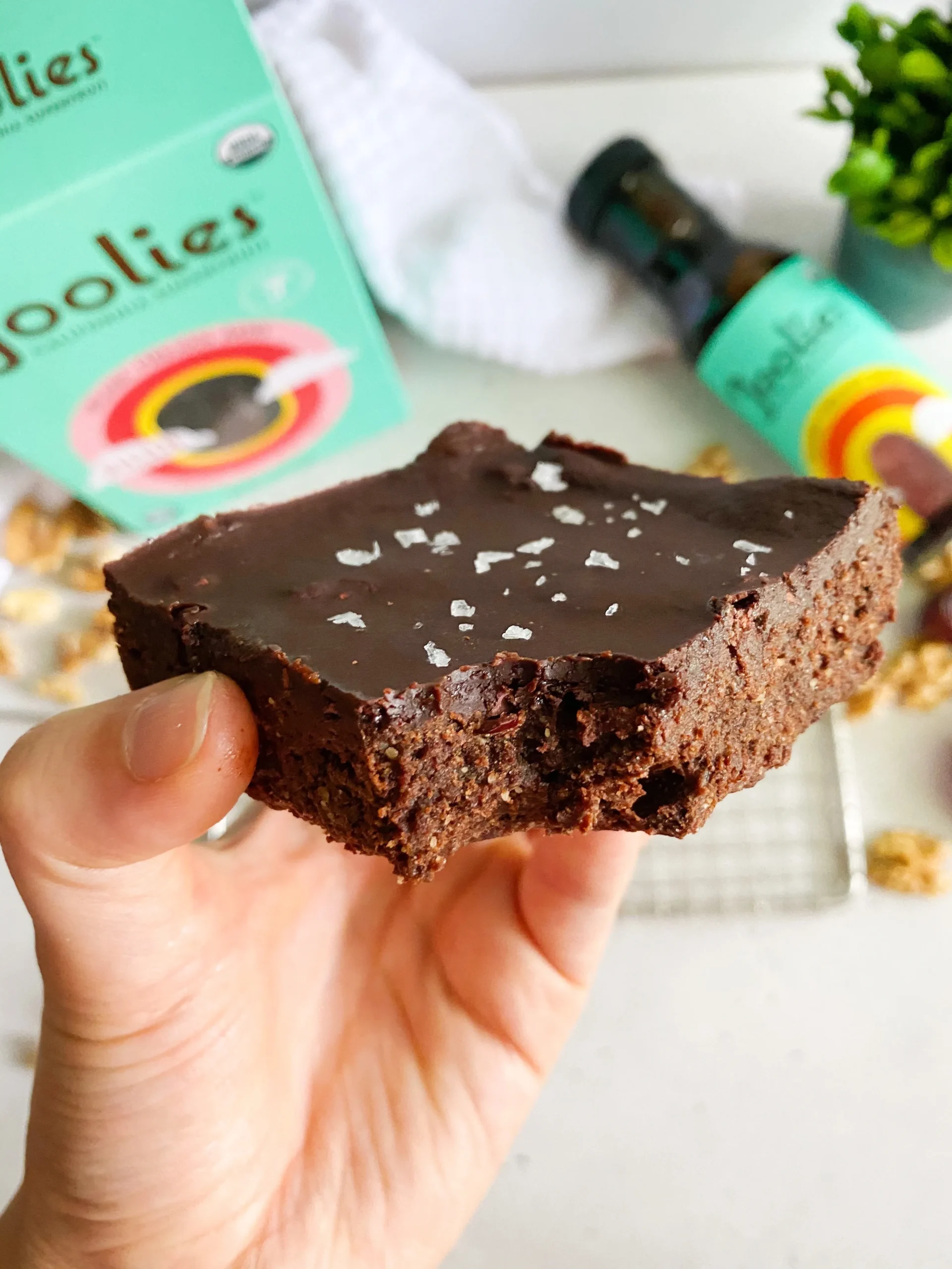 No Bake Vegan Marshmallow Brownies