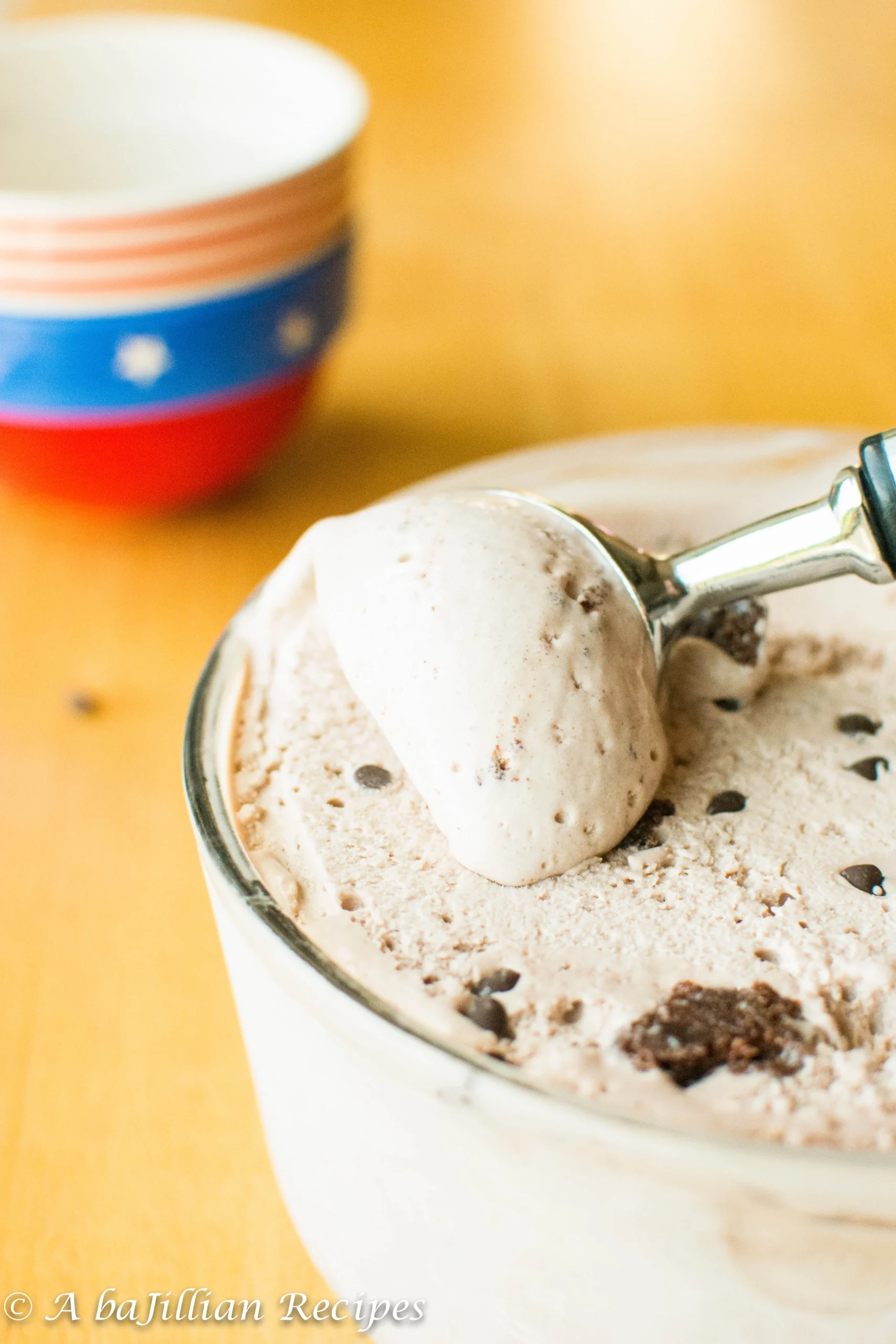 No Churn Brownie Batter Avocado Ice Cream