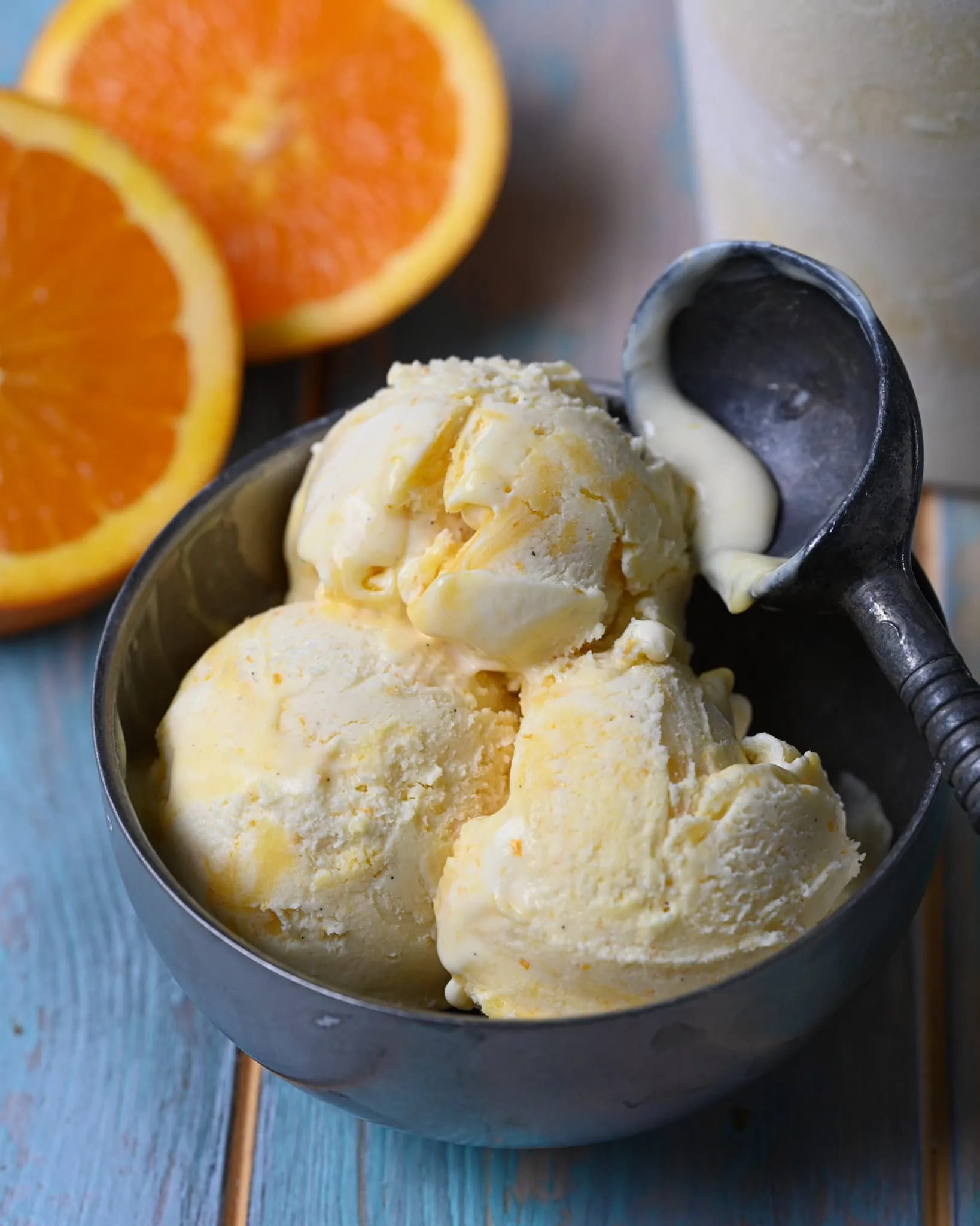No Churn Orange Dreamsicle Ice Cream