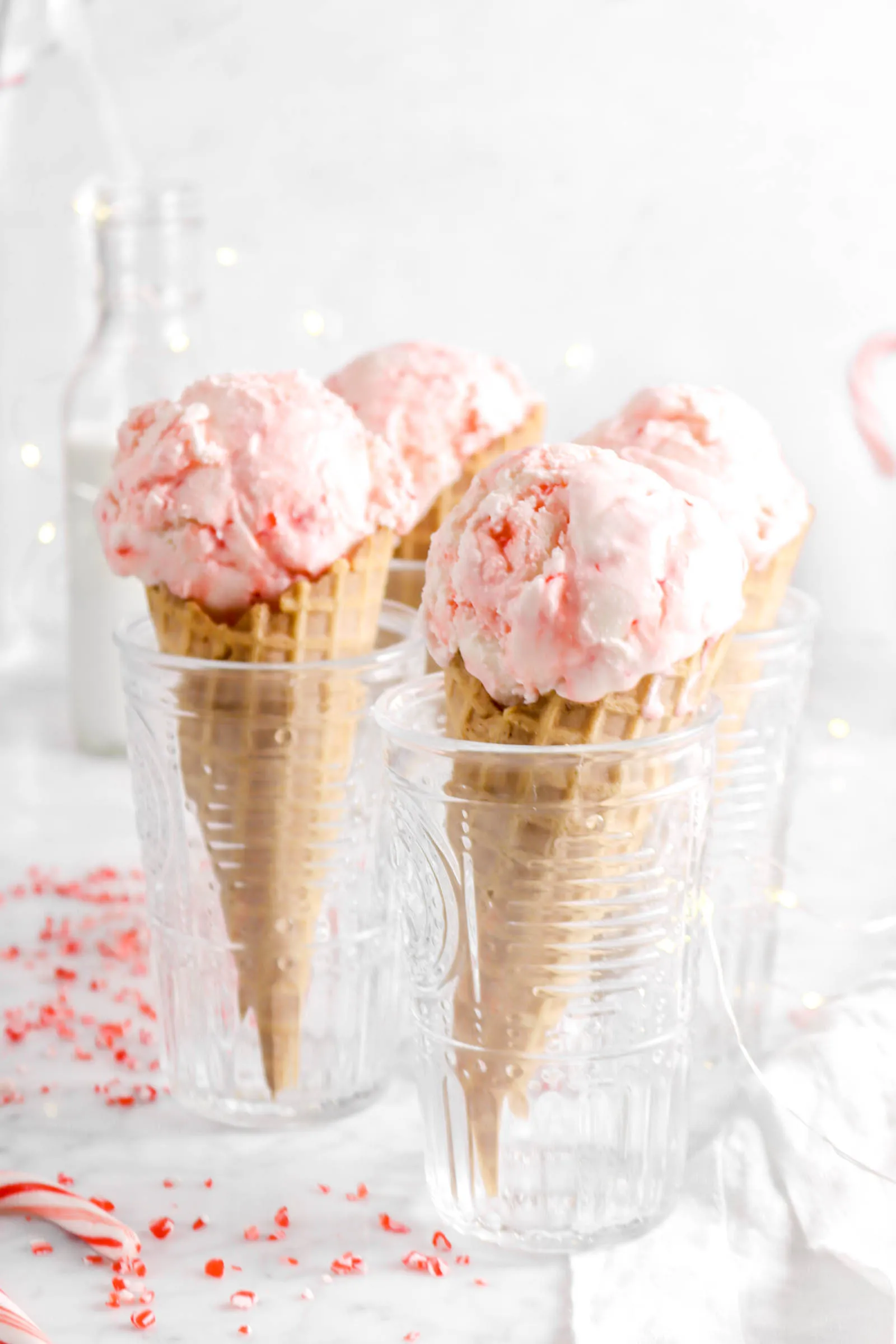 No Cook Peppermint Ice Cream