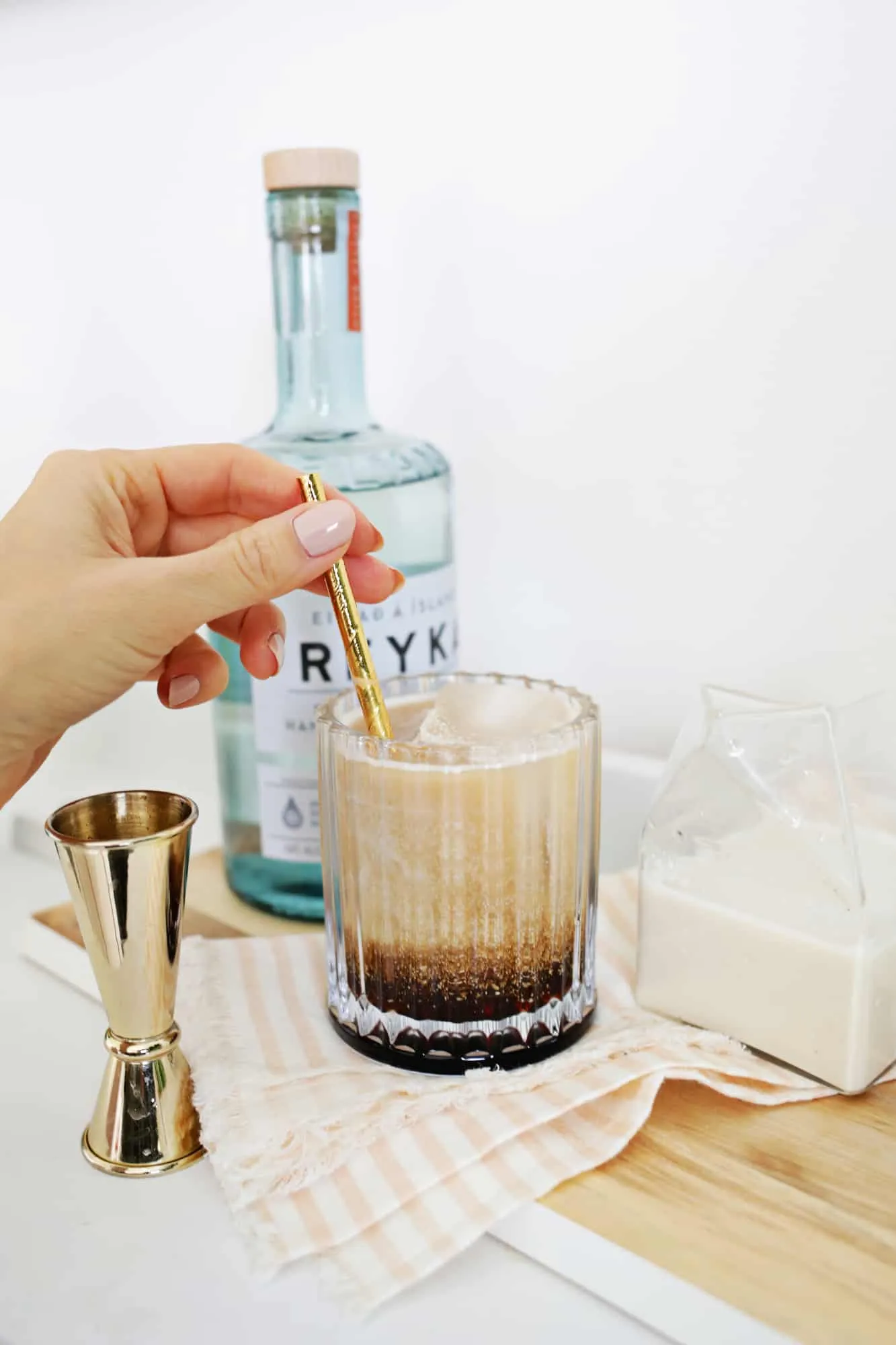 Non Dairy White Russian Cocktail