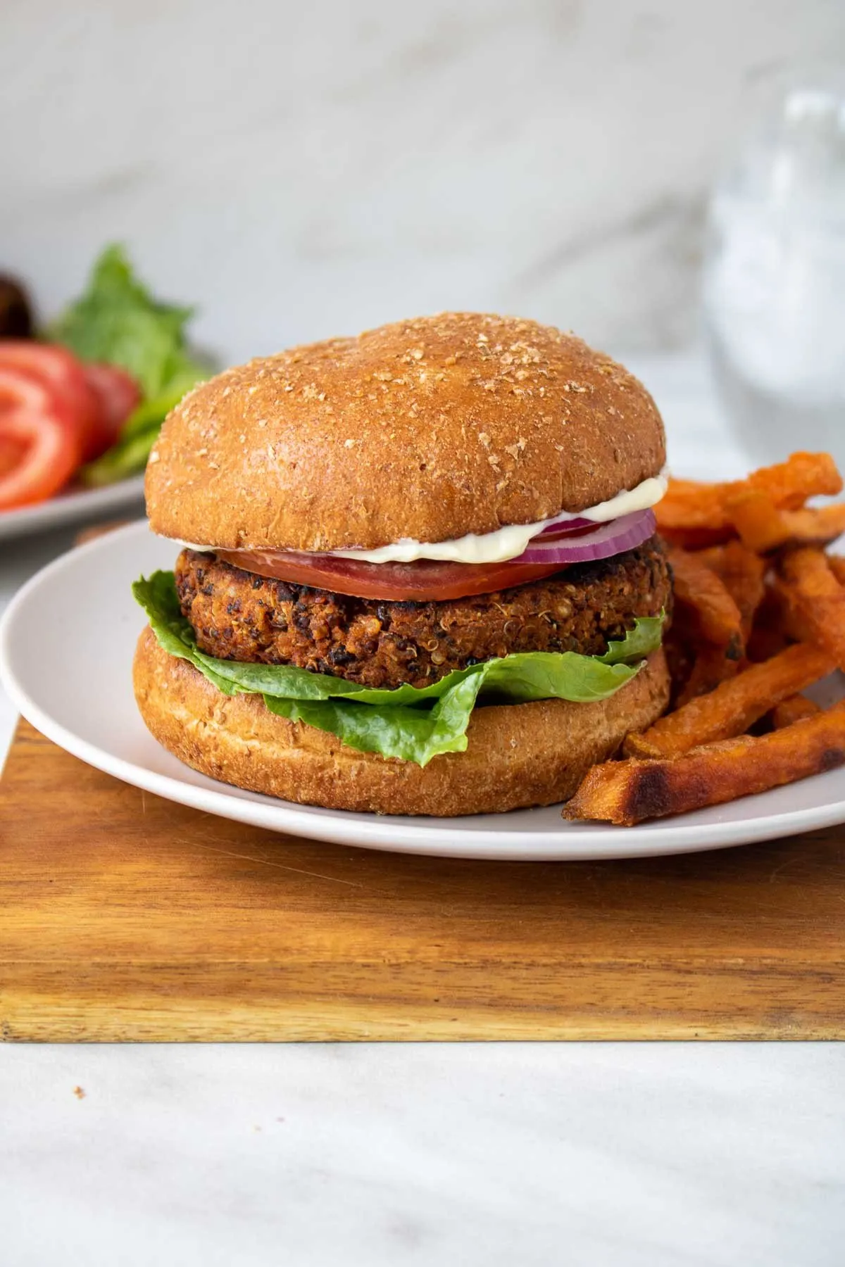 Nourishing Quinoa and Bean Burger