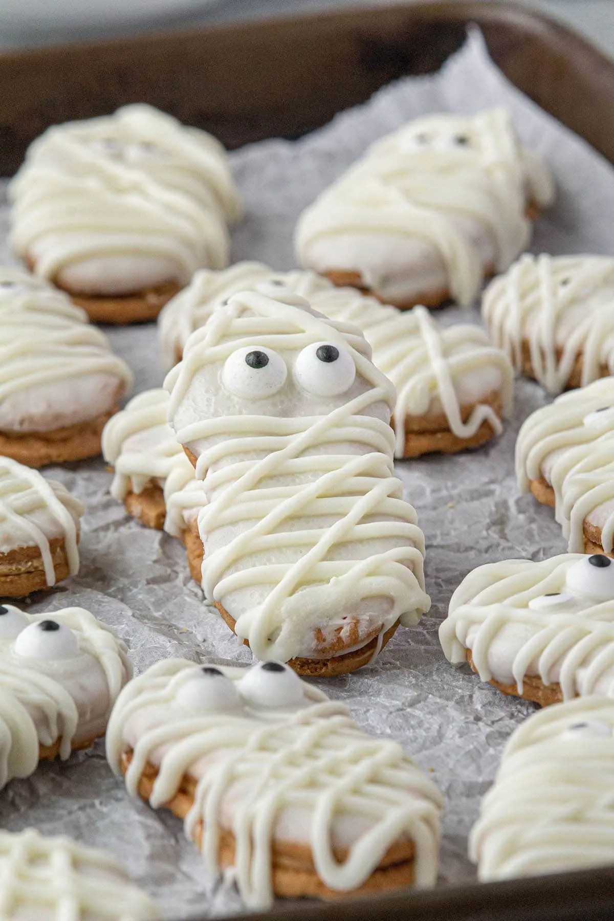 Nutter Butter Mummy Cookies