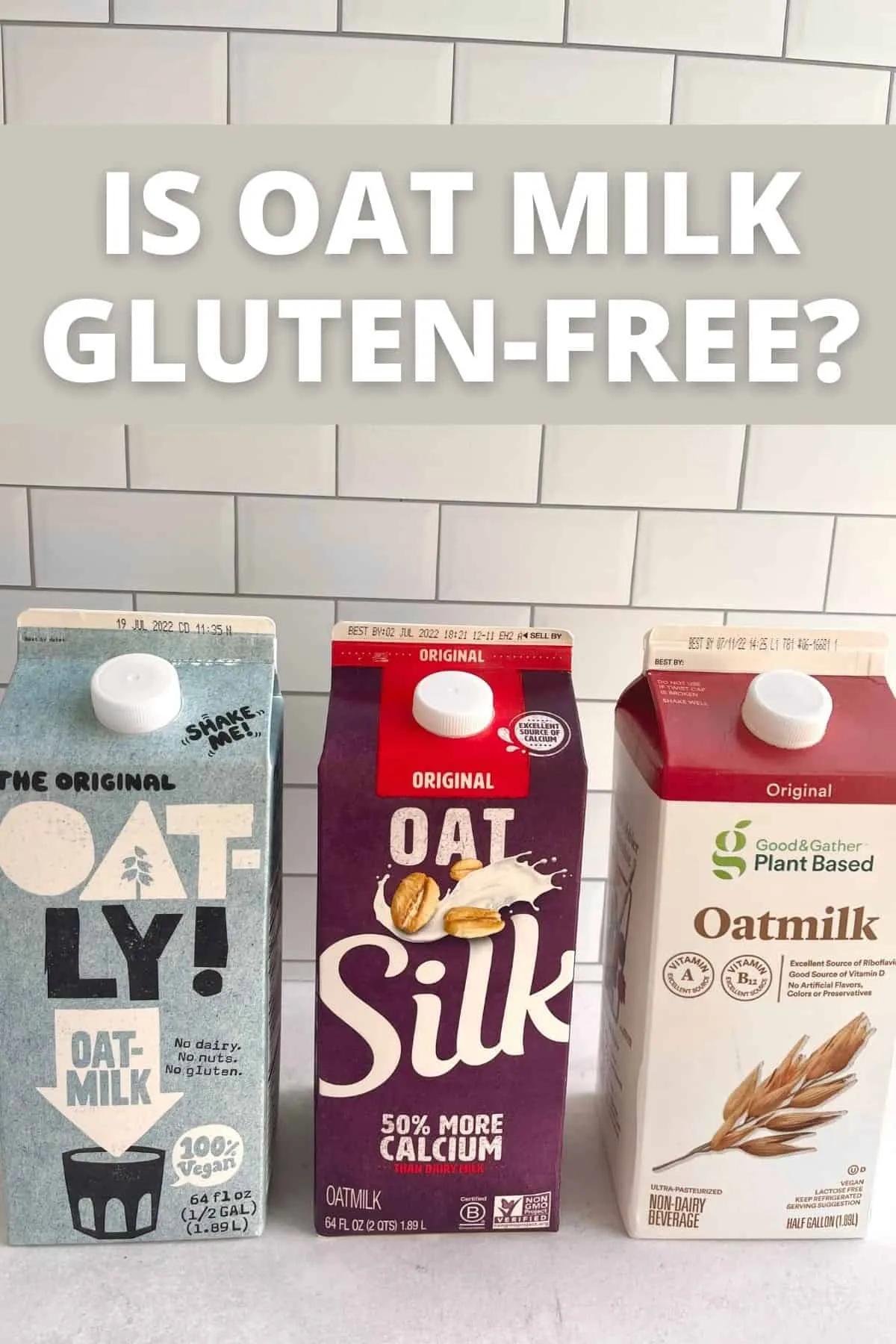 Oat Milk Dairy Free Milk Alternative